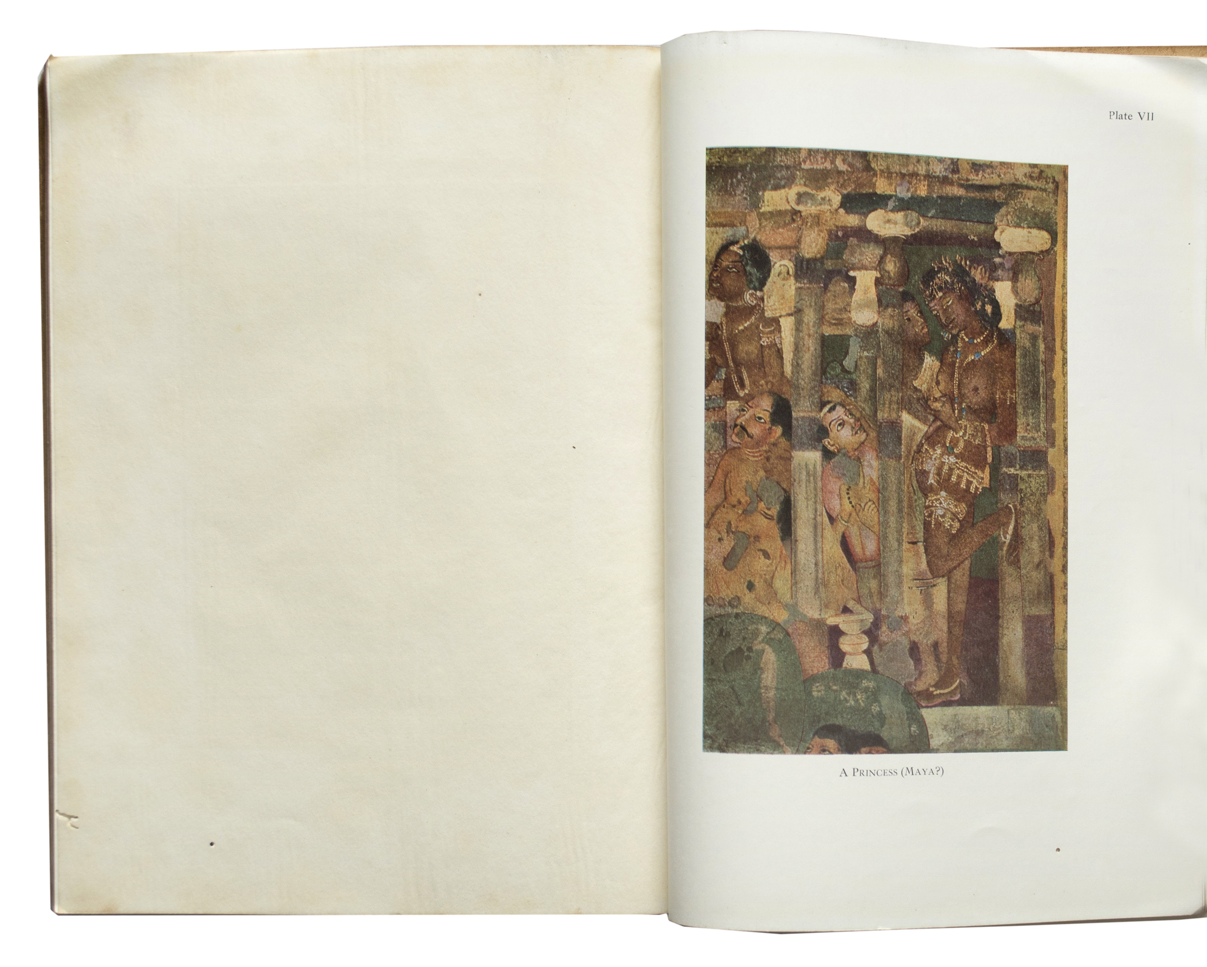 Archeological Dept., H.E.H. Nizam's Government - Guide to Ajanta Frescoes - Published in 1935 by H.E.H. The Nizam's Government