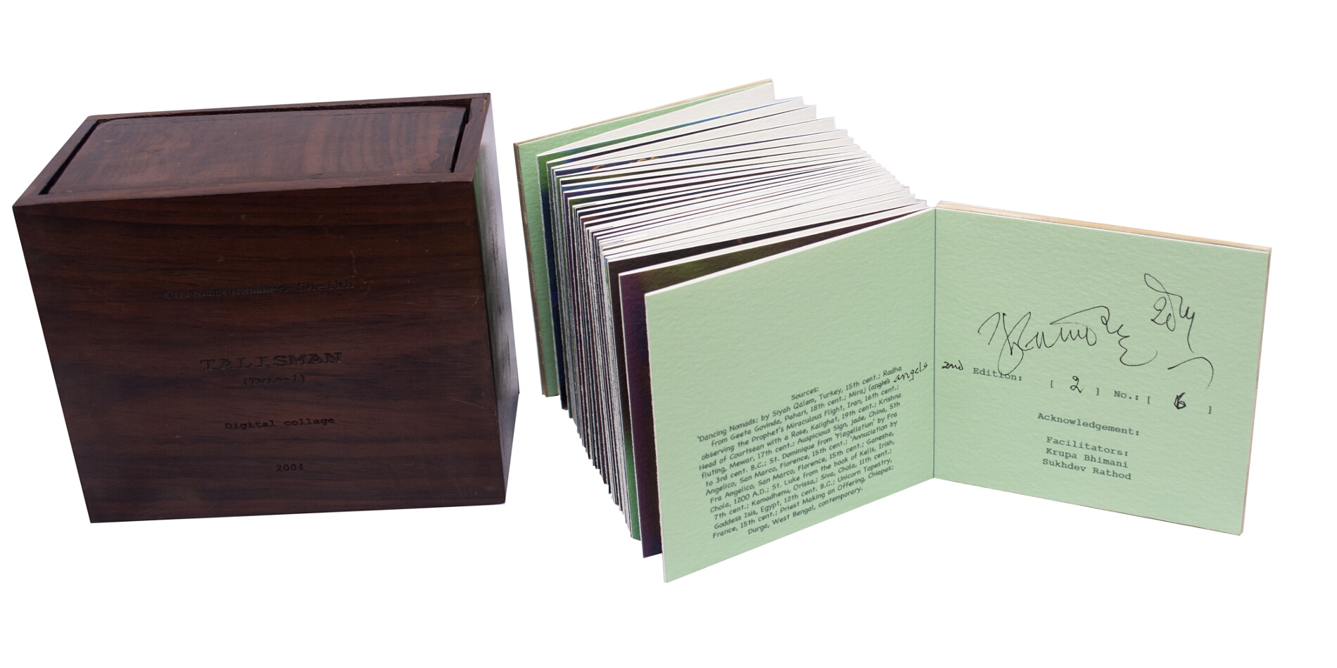 Gulam Mohammed Sheikh Rear View Of Talisman 2004