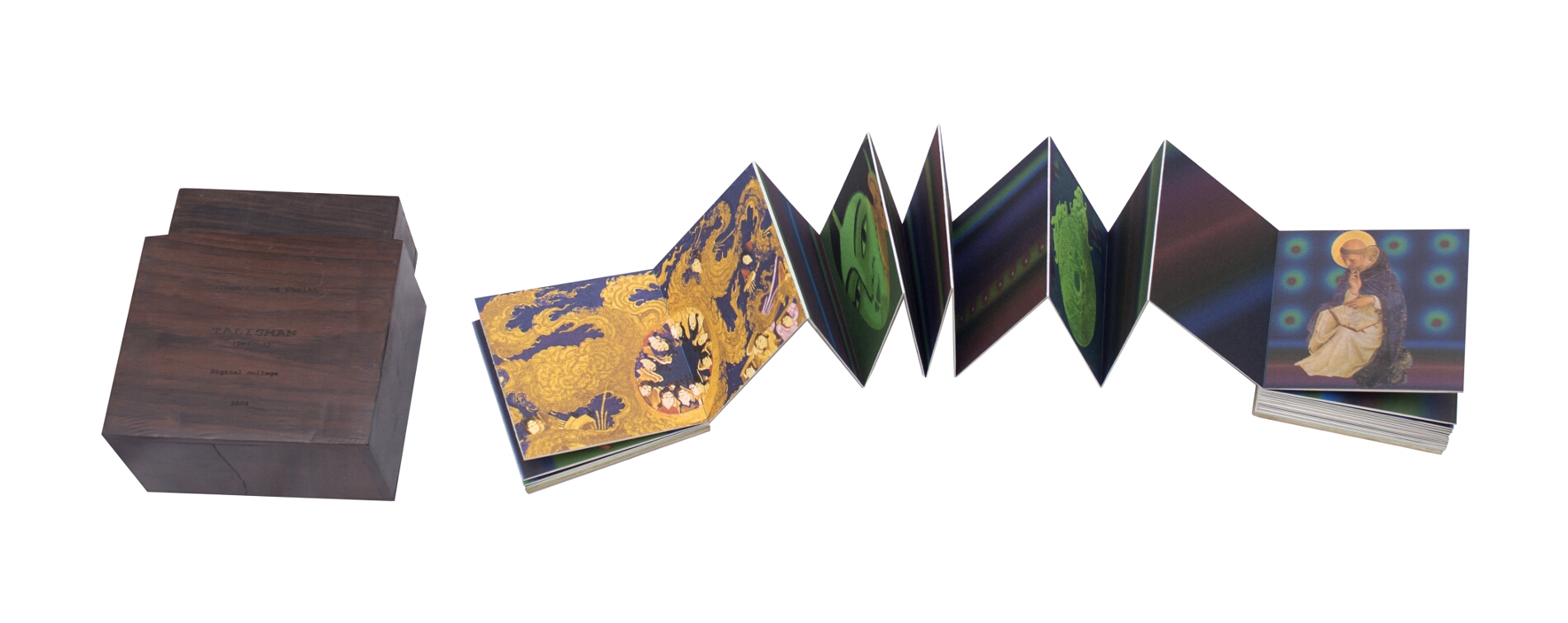 Gulam Mohammed Sheikh Upper View Of  Artwork Talisman 2004