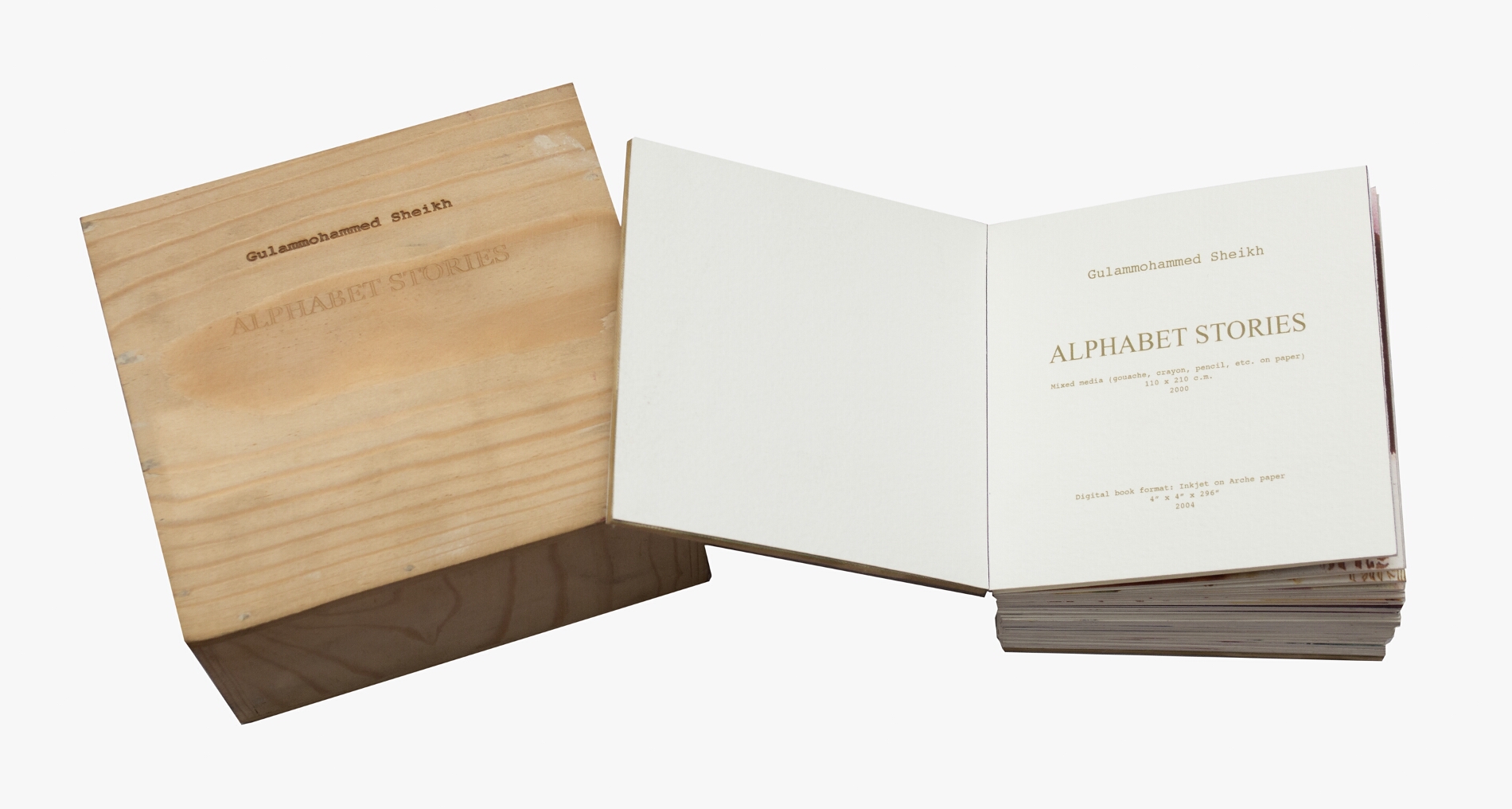 Gulam Mohammed Sheikh 2000 Painting Upper View