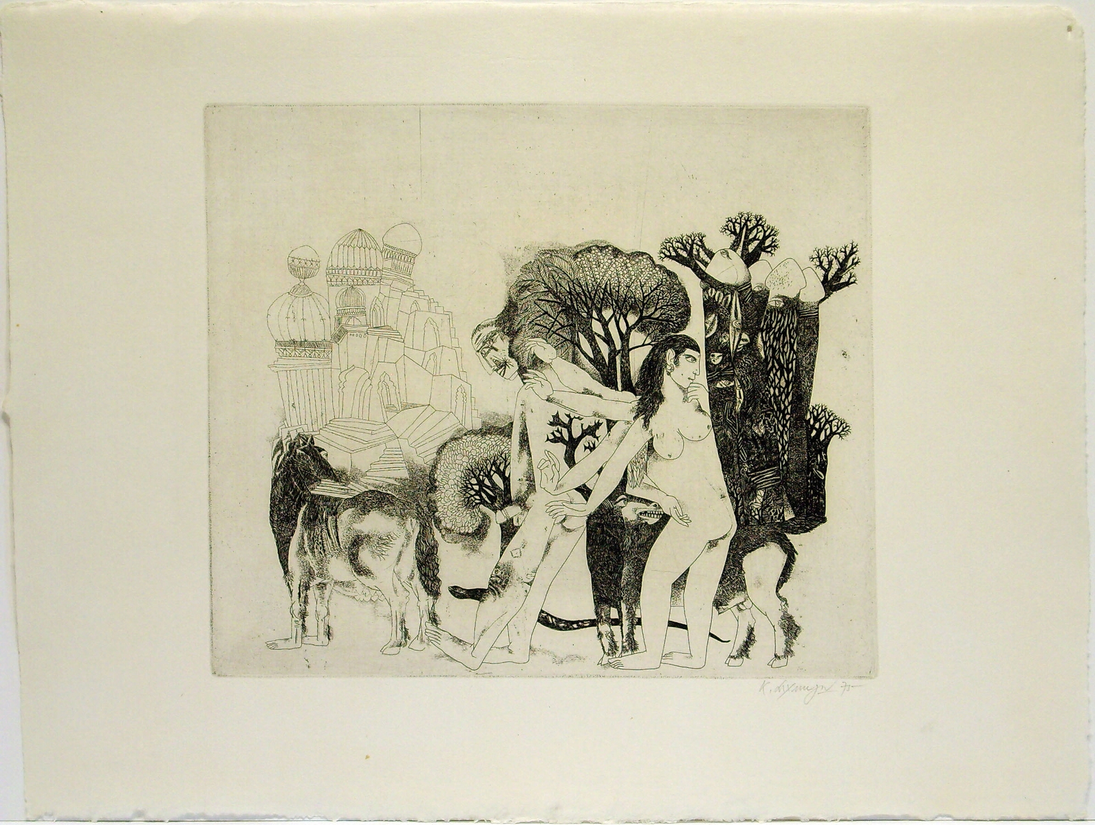 Laxma Goud's Circa 1970 Artwork