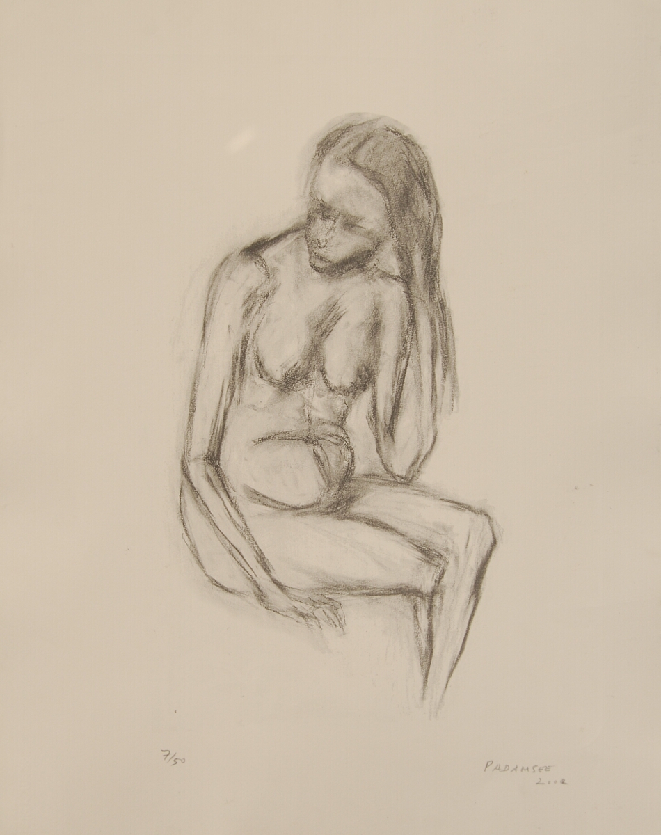 Akbar Padamsee 2002 Lithograph on Paper Edition 7/50