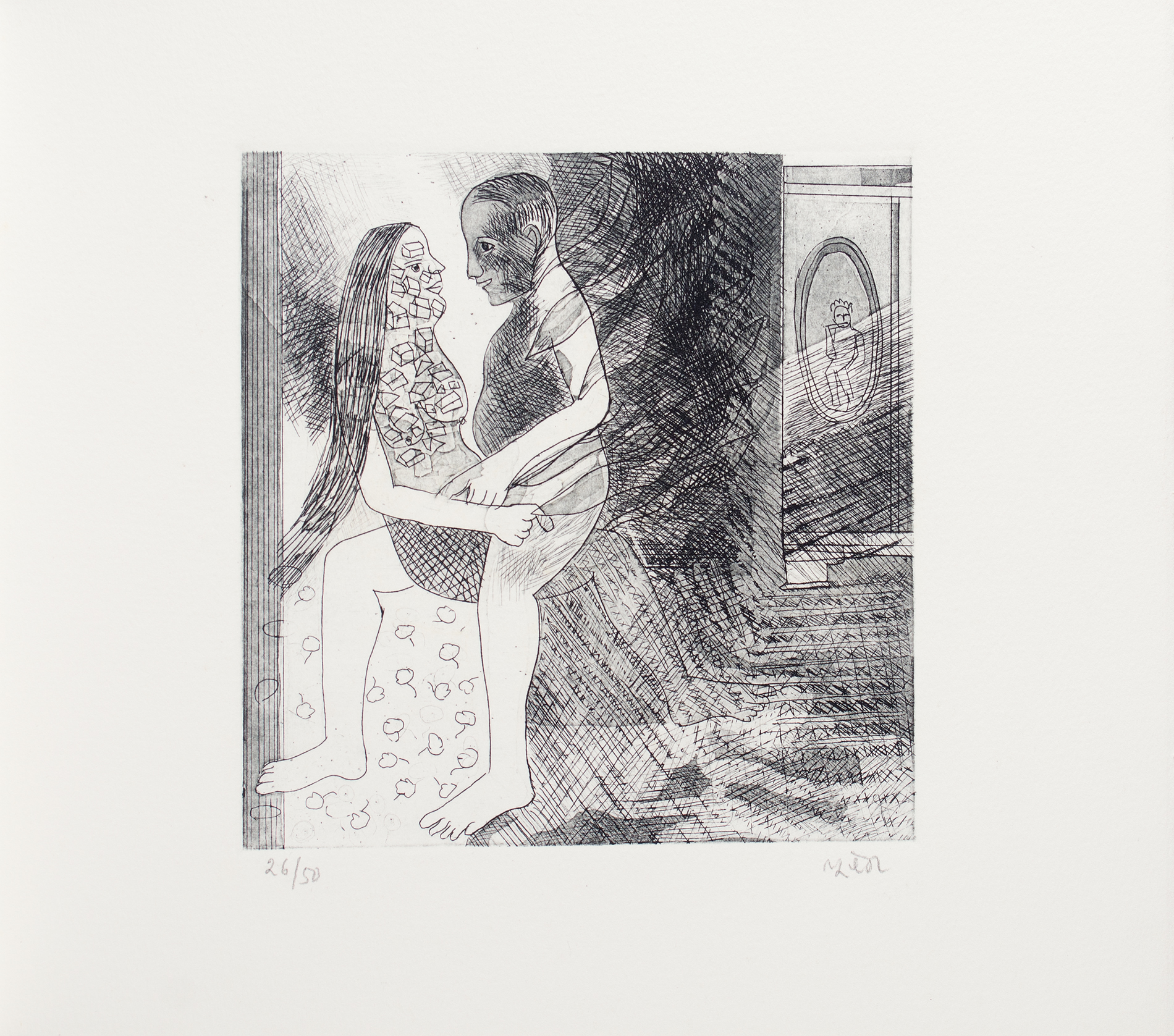 Bhupen Khakhar Etchings Phoren Soap 8 Circa 1990