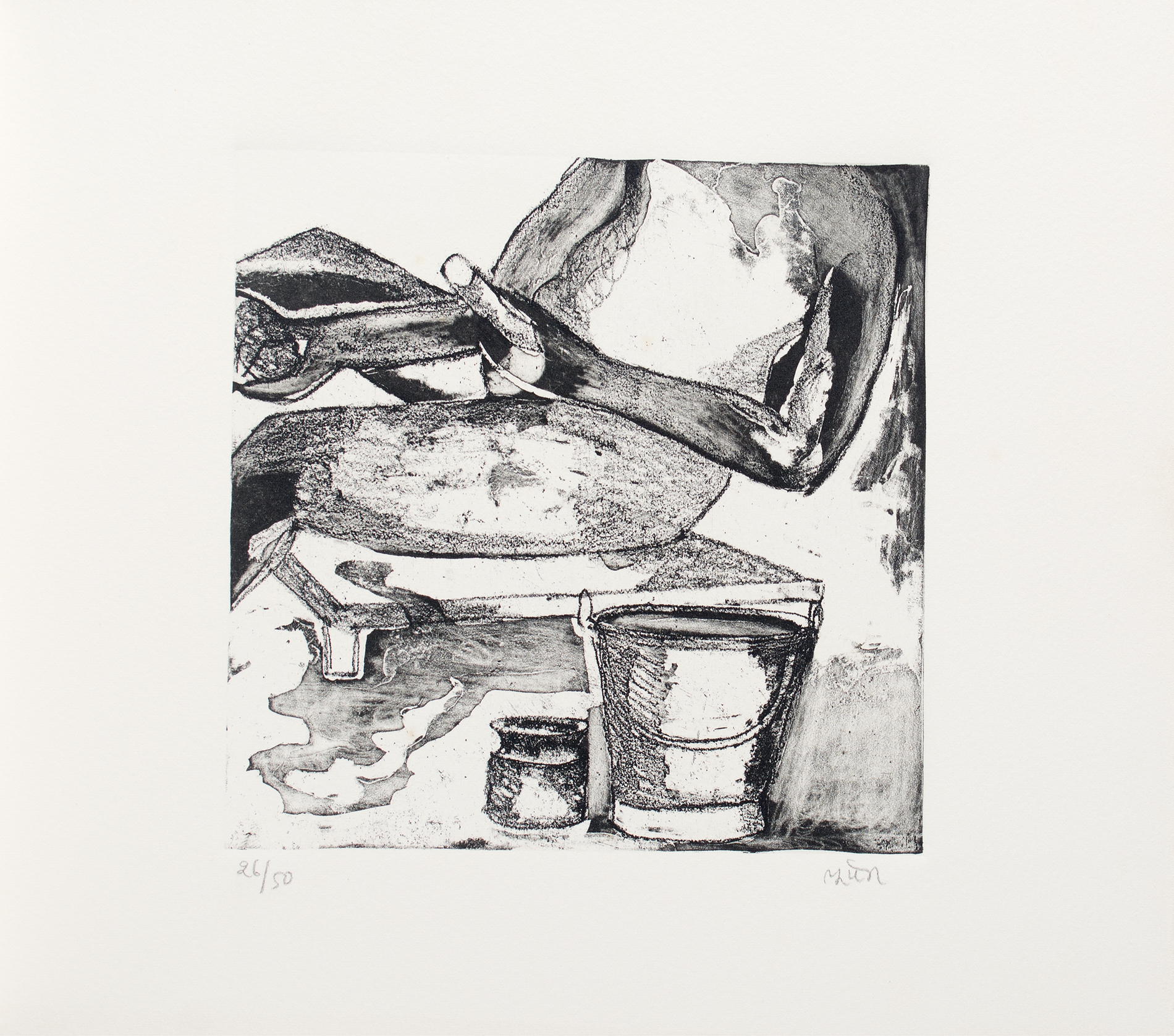 Bhupen Khakhar Etchings Phoren Soap 9 Circa 1990