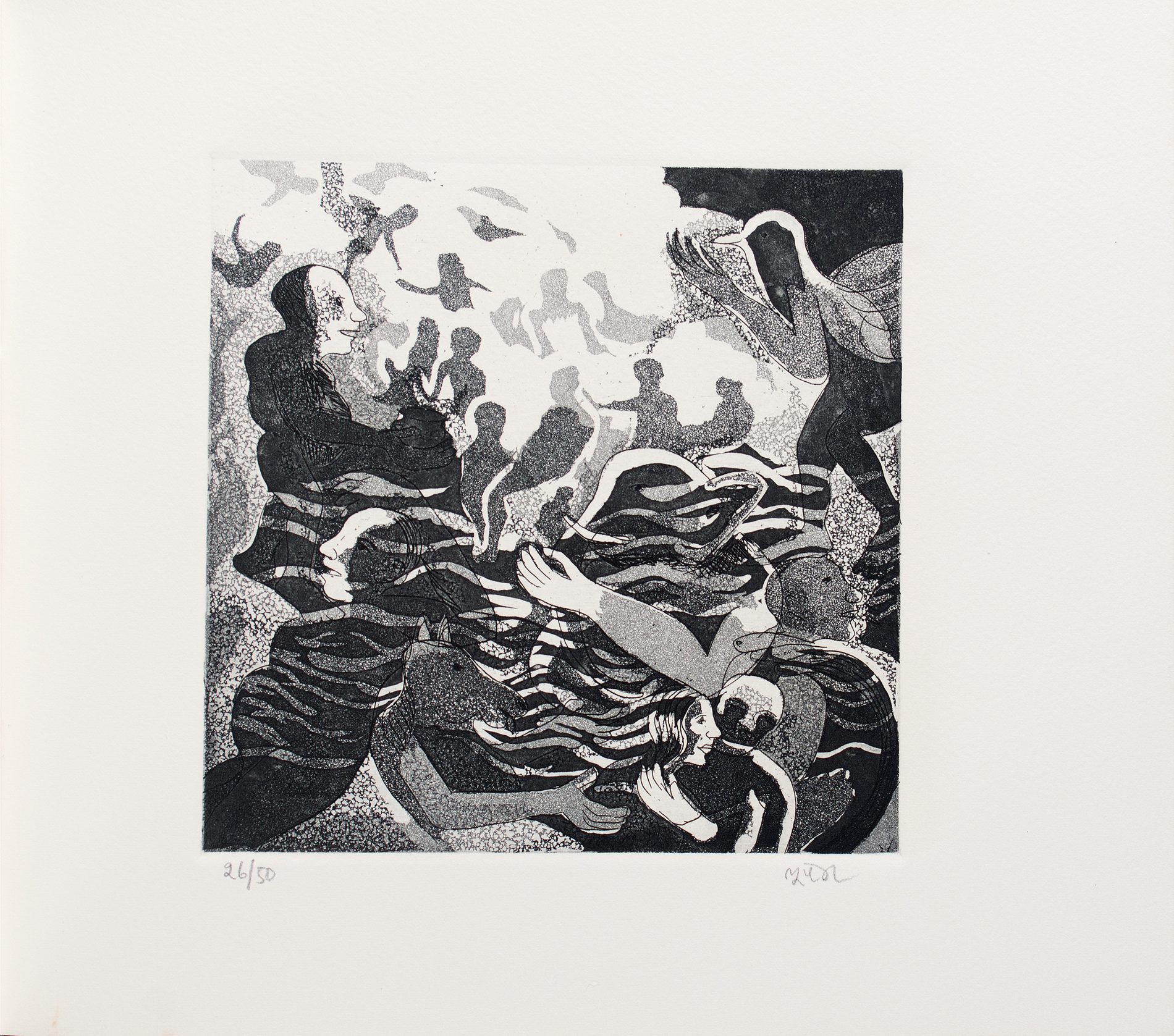 Bhupen Khakhar Etchings Phoren Soap 11 Circa 1990