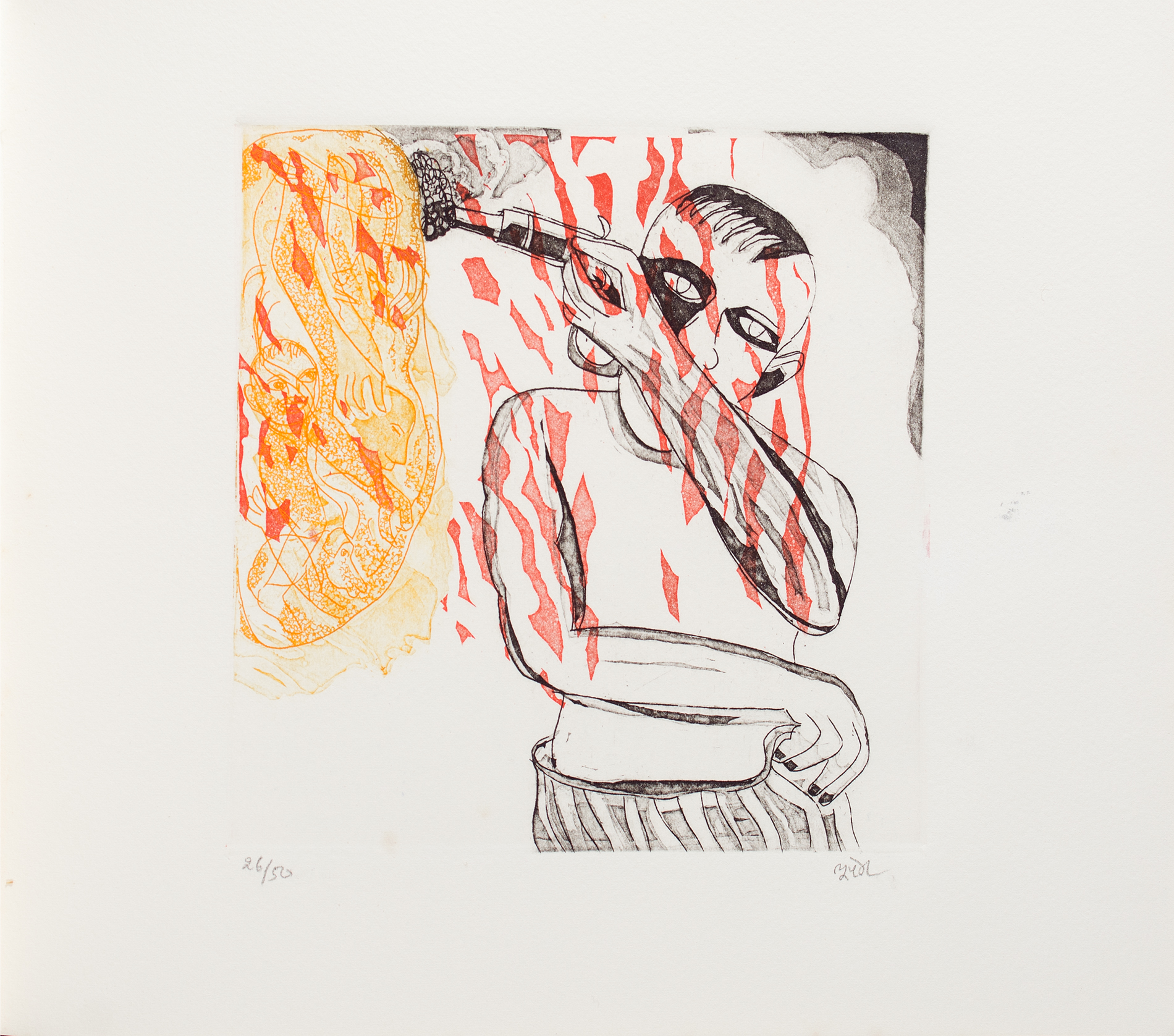 Bhupen Khakhar Etchings Phoren Soap 13 Circa 1990