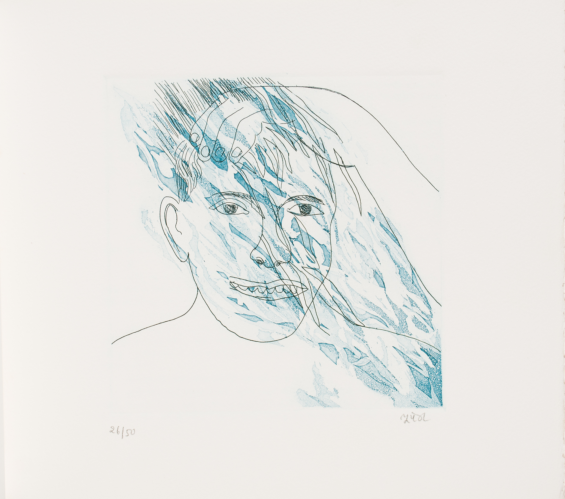 Bhupen Khakhar Etchings Phoren Soap 2 Circa 1990