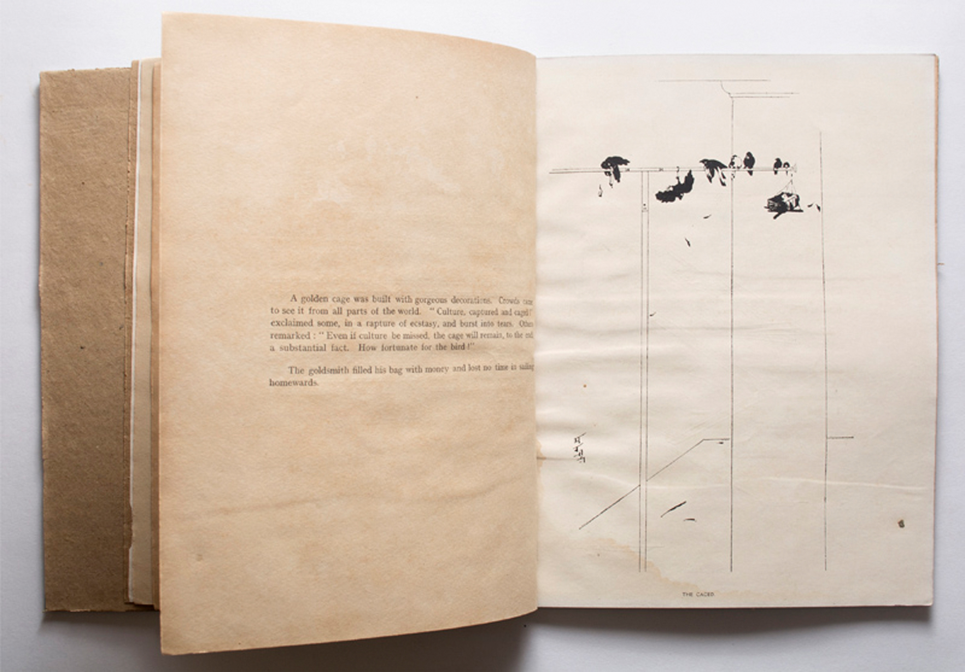 RABINDRANATH TAGORE (1861 - 1941) - THE PARROT's TRAINING (circa 1920)