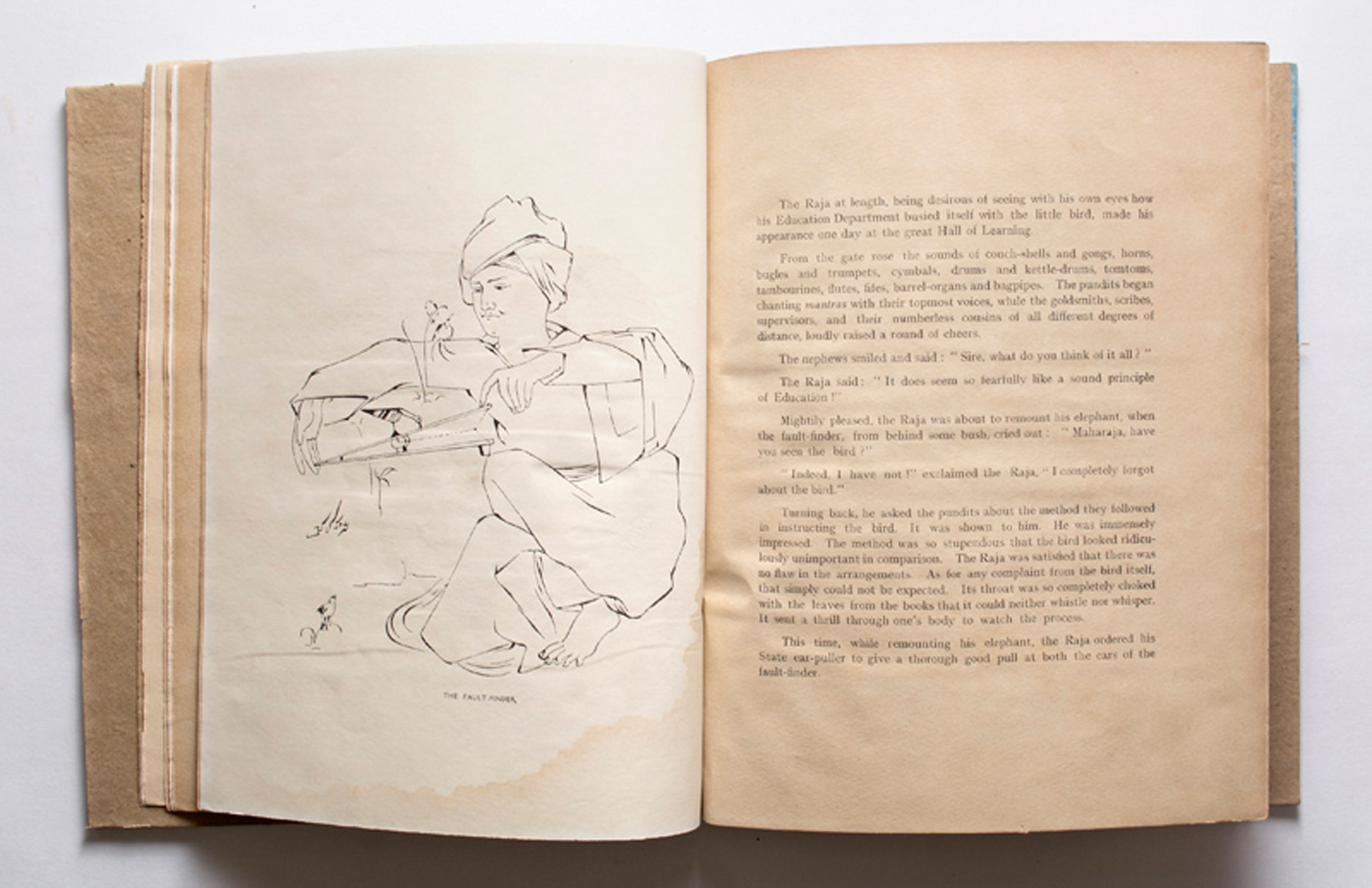 RABINDRANATH TAGORE (1861 - 1941) - THE PARROT's TRAINING (circa 1920)