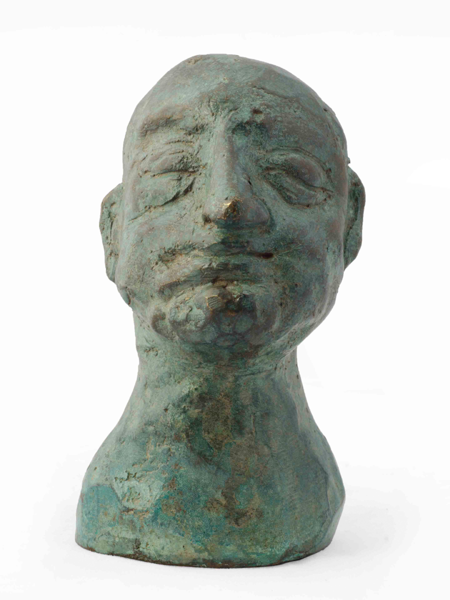 JOGEN CHOWDHURY (1939) - Untitled (Head) (circa 1990)