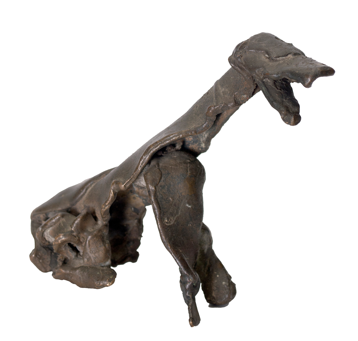 SOMNATH HORE (1921 - 2006) - Untitled (Seated Dog) (circa 1970)