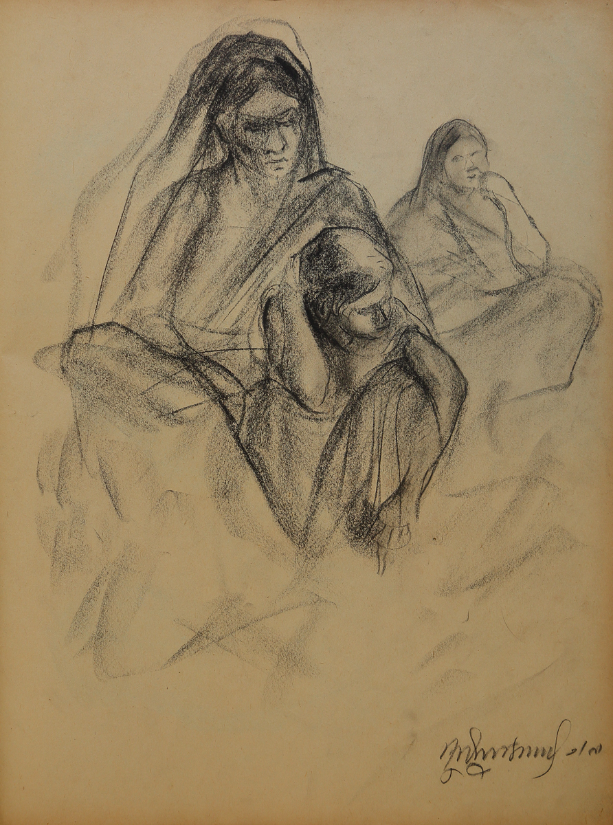 SUNIL DAS (1939 - 2015) - Untitled (Sketchbook) (circa 1950)