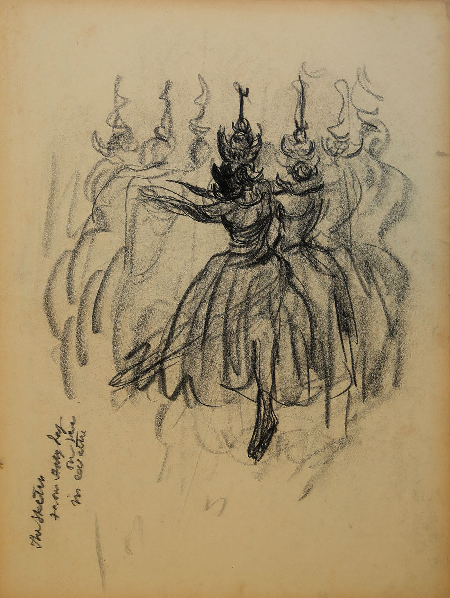 SUNIL DAS (1939 - 2015) - Untitled (Sketchbook) (circa 1950)