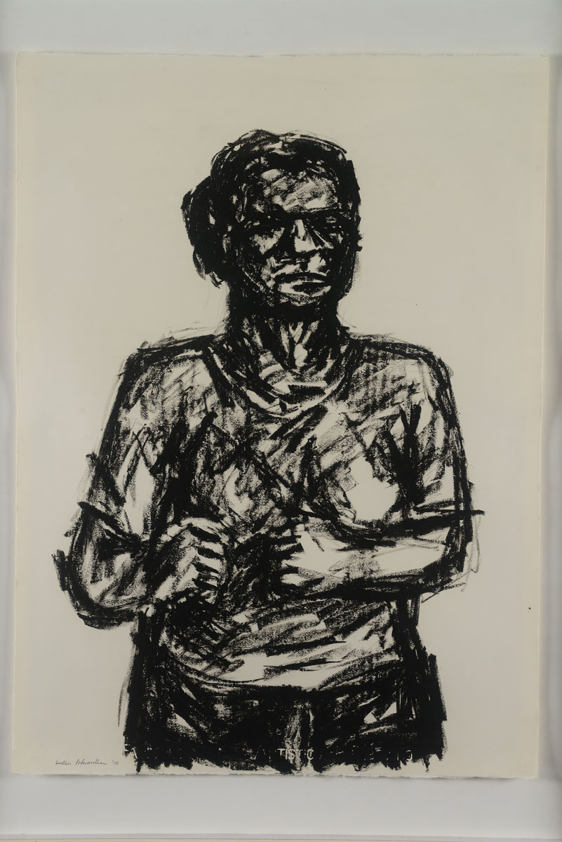 Sudhir Patwardhan Jogger Oil Stick On Paper