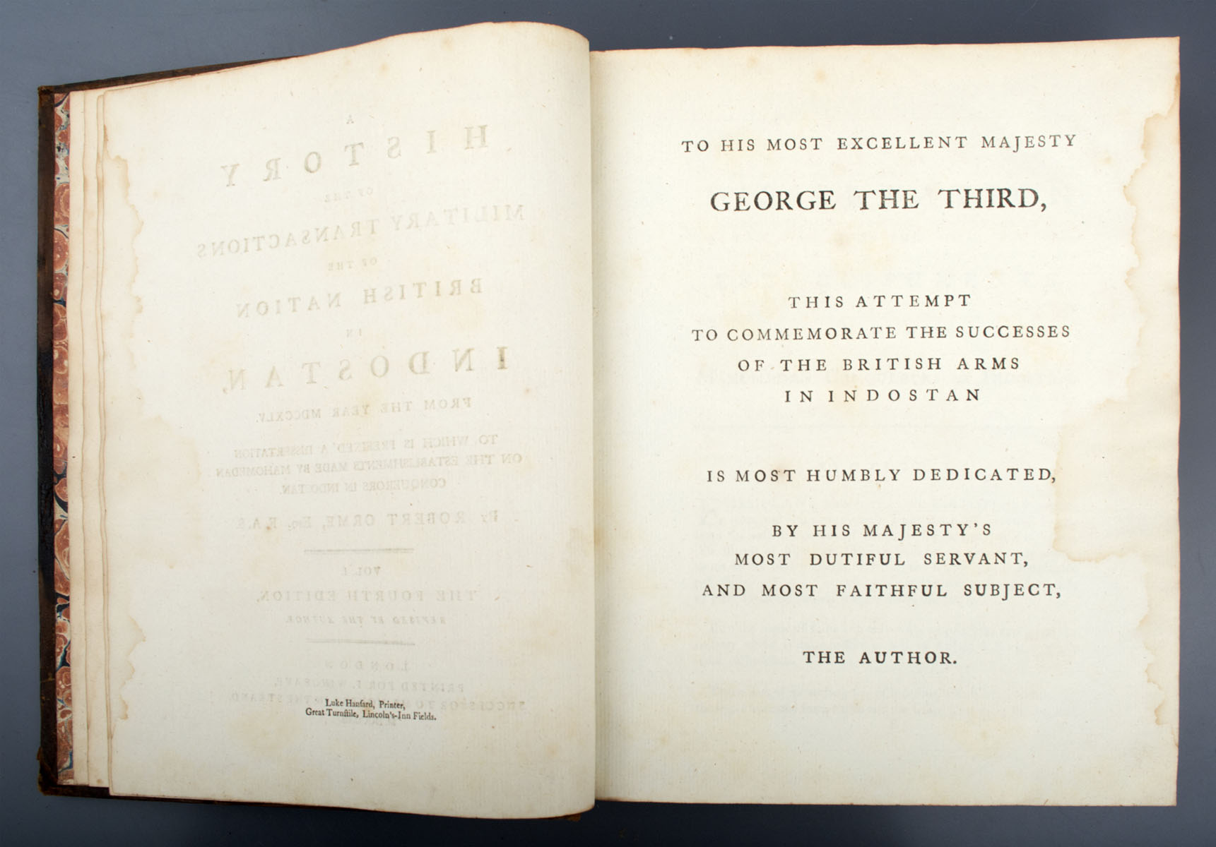 Robert Orme - A History of the Military Transactions of the British Nations in Indostan (1803)