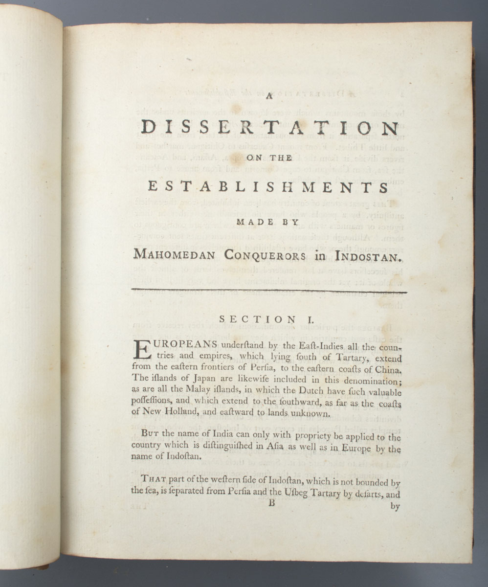 Robert Orme - A History of the Military Transactions of the British Nations in Indostan (1803)