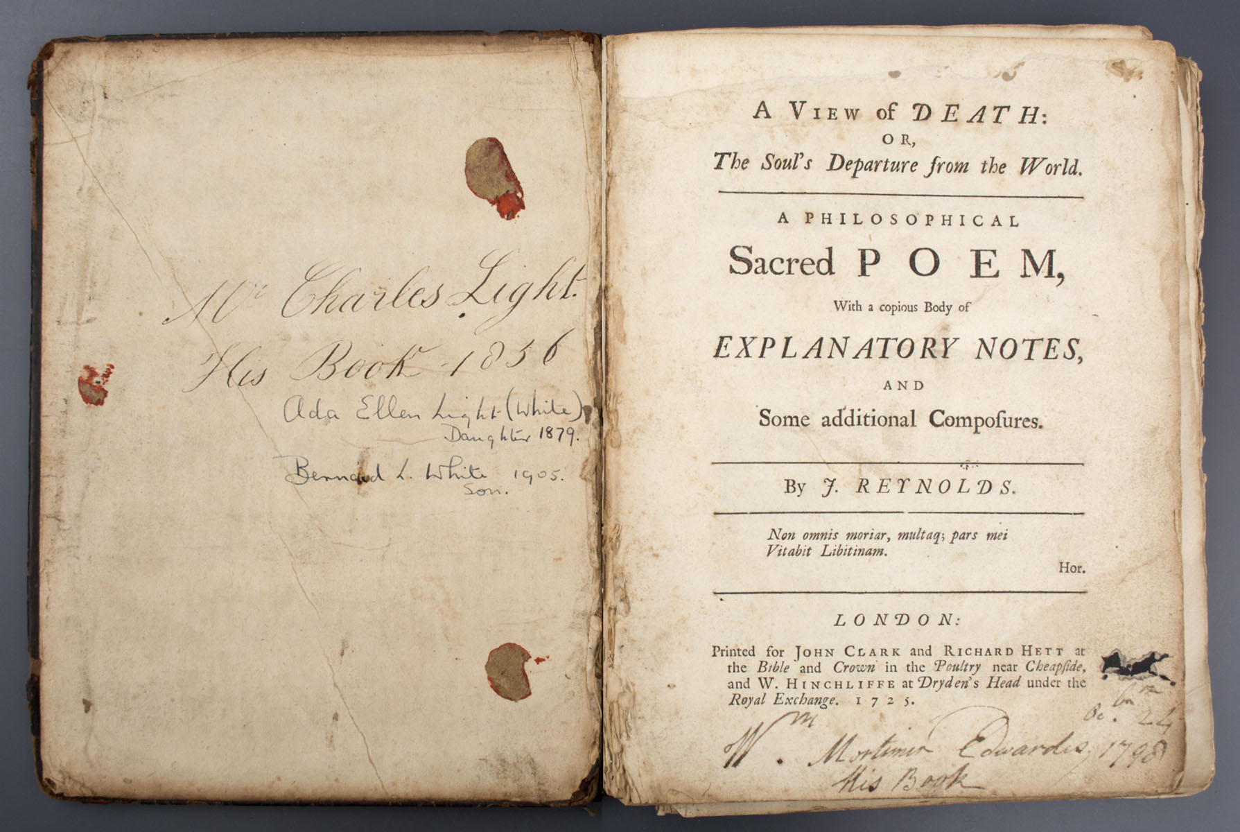 John Reynolds - A View of Death or The Soul's Departure from the World (1725)