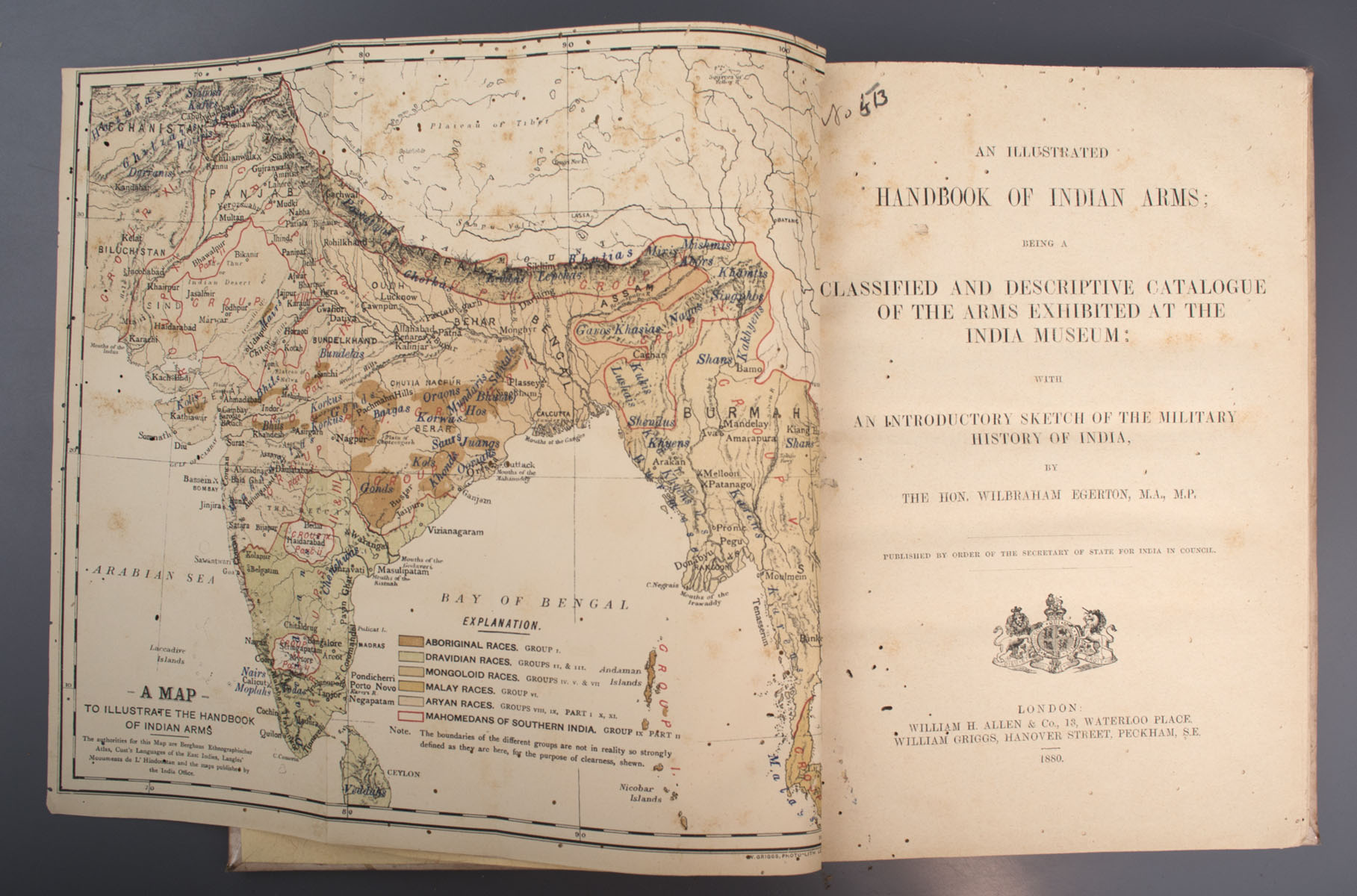 Hon. W. Egerton - An Illustrated Handbook of Indian Arms (1880)