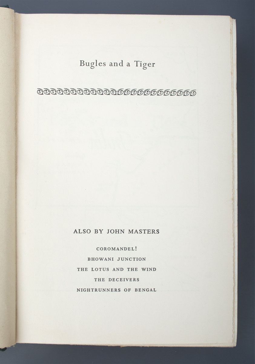 John Masters - Bugles & Tiger (1956)