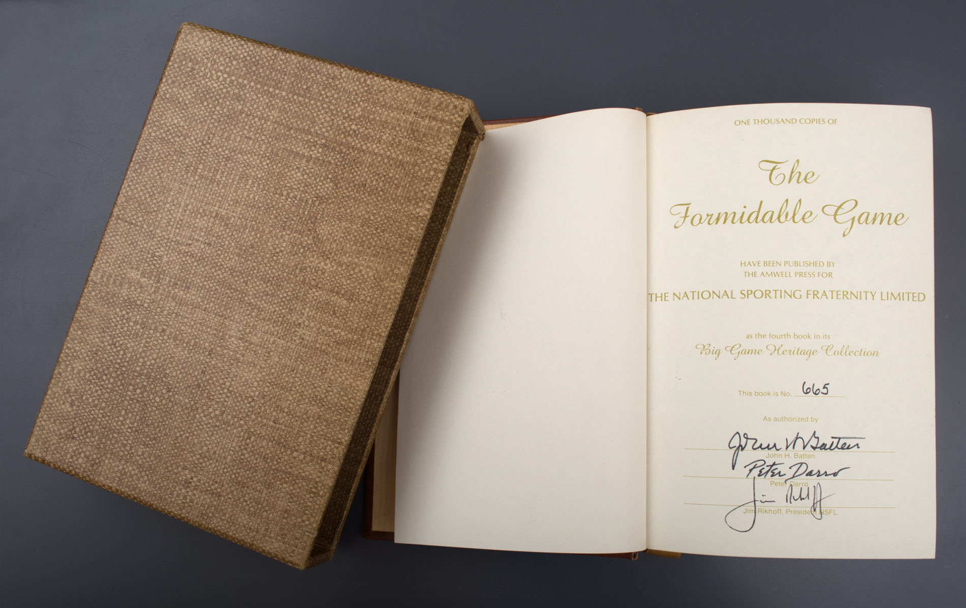 John H. Batten - Formidable Game (1983)