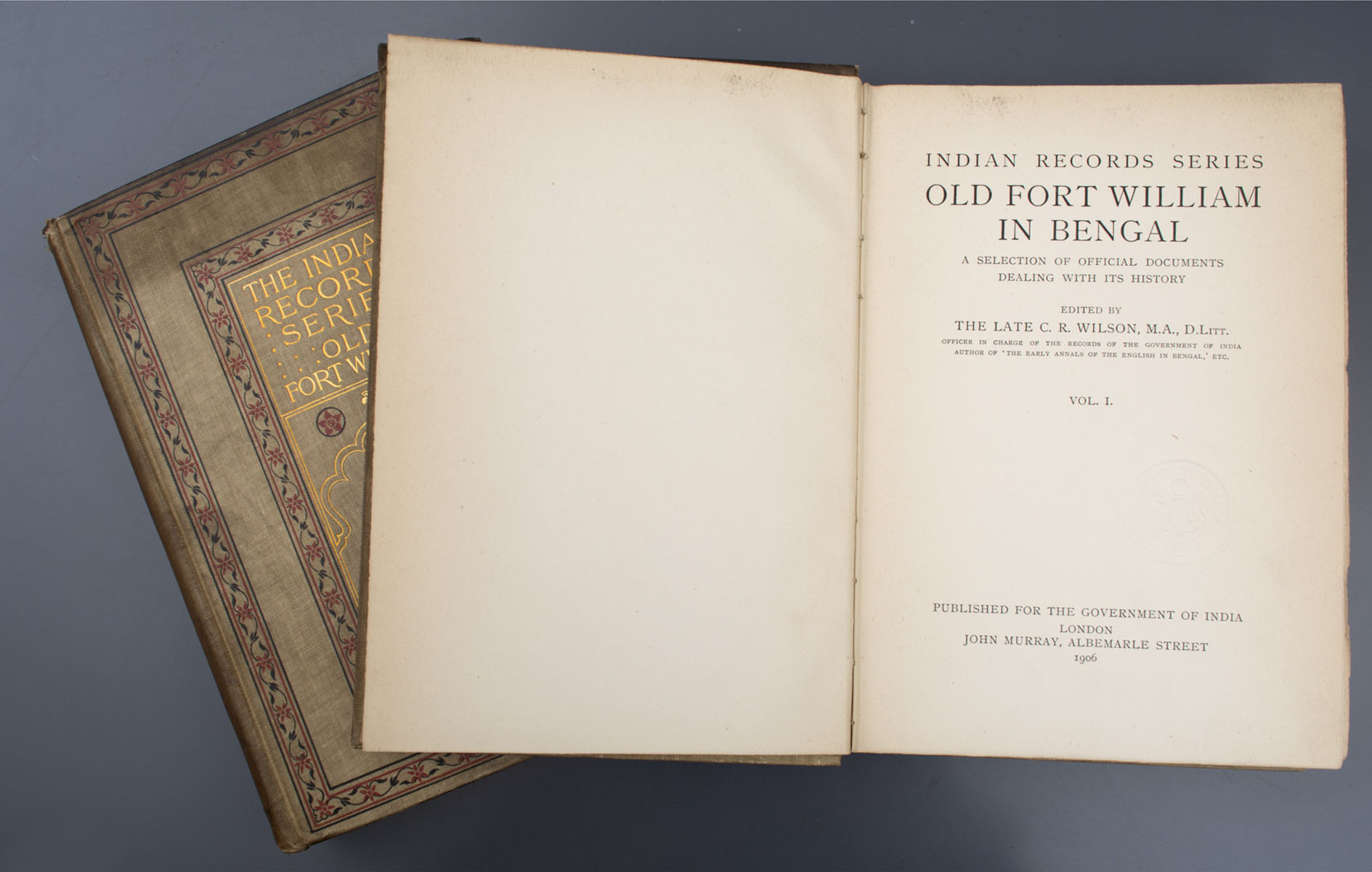 C. R. Wilson - Indian Record Series: Old Fort William in Bengal (1906)