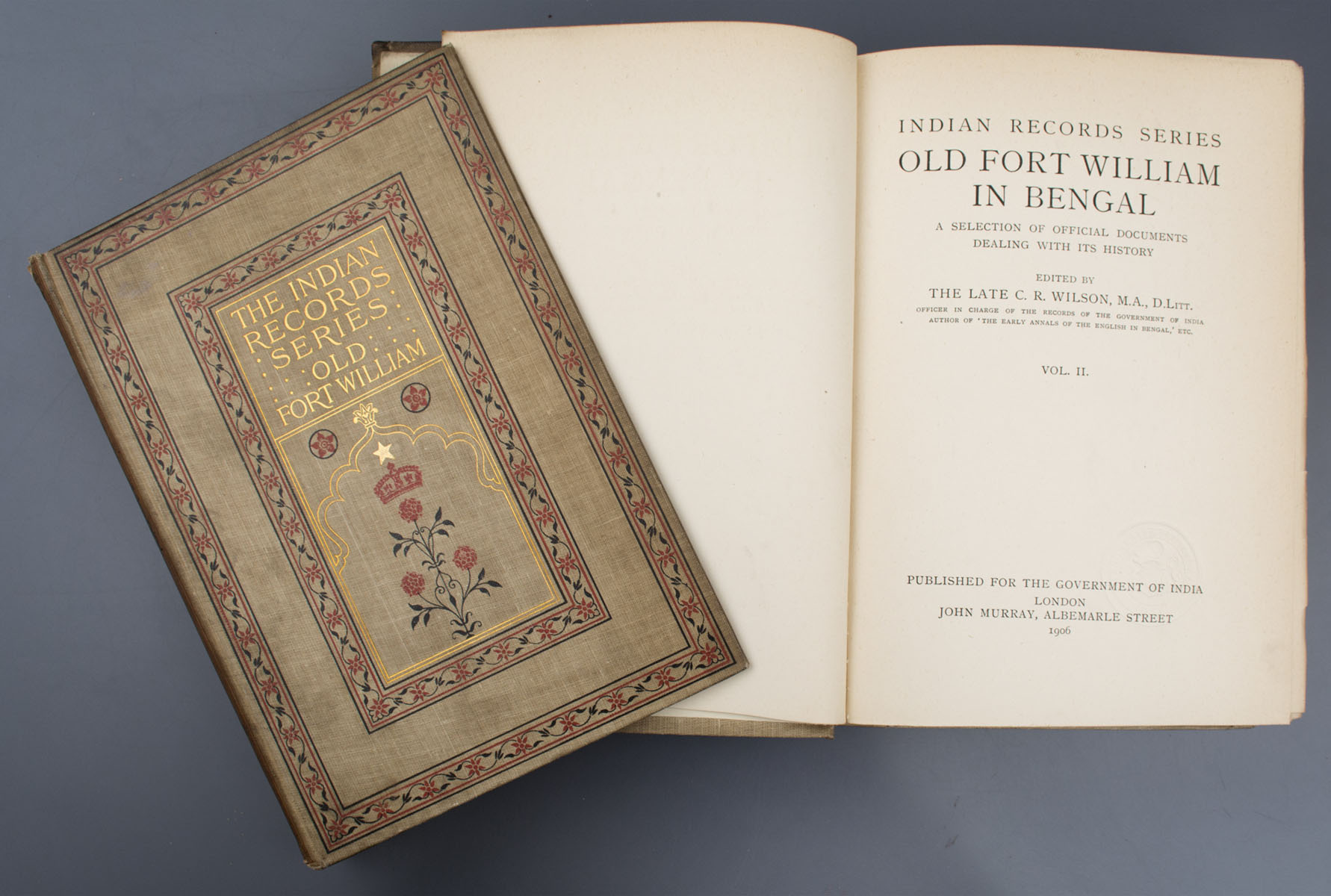 C. R. Wilson - Indian Record Series: Old Fort William in Bengal (1906)