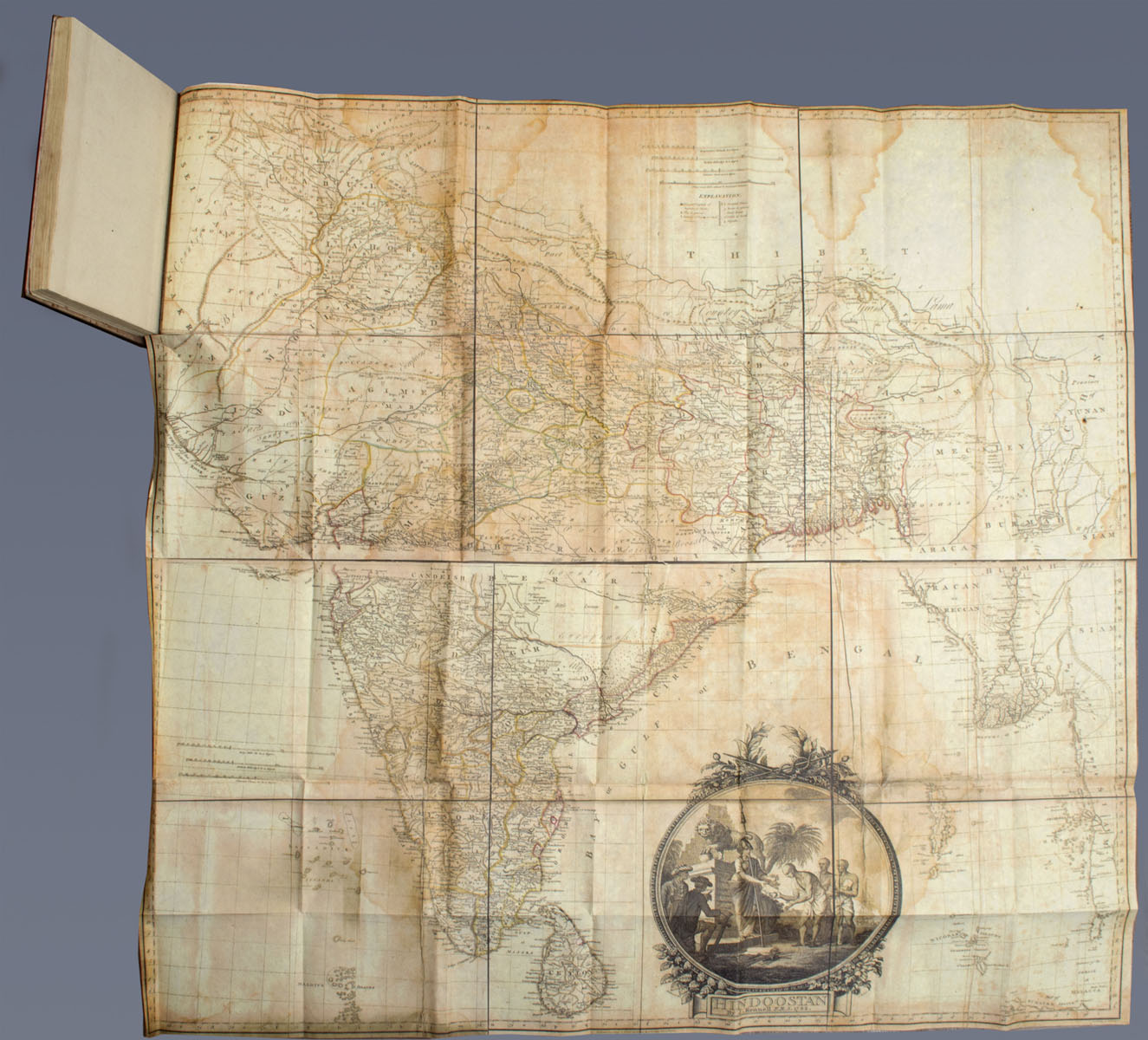 James Rennell - Memoir of a Map of Hindoostan or The Mogul's Empire (1783)