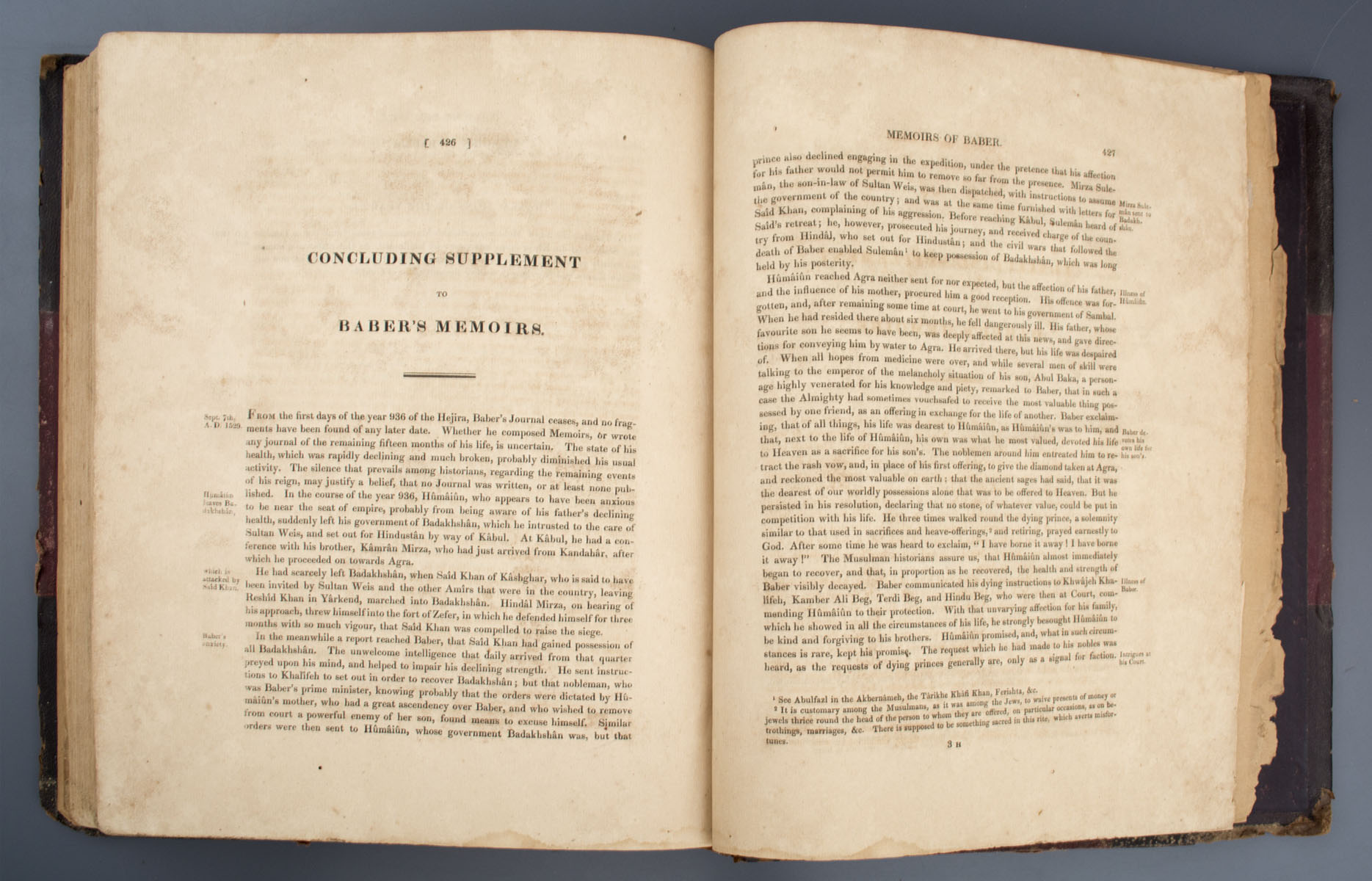 John Leyden and William Erskine - Memoirs of Zehir-Ed-Din Muhammed Baber (1826)