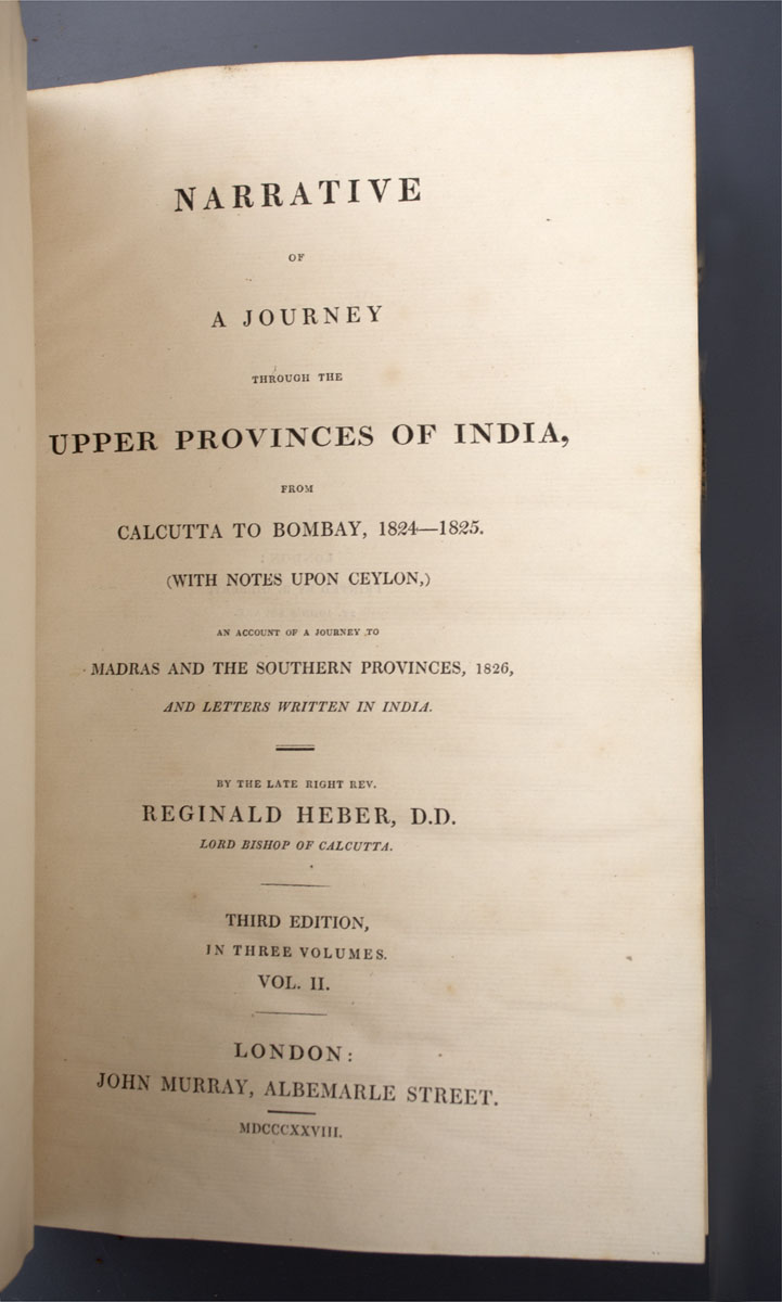 Reginald Heber - Narrative of a Journey through the Upper Provinces of India (1828)