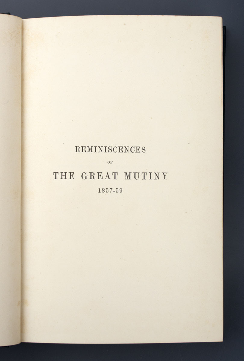 William Forbes Mitchell - Reminiscences of the Great Mutiny 1857 - 1859 (1893)