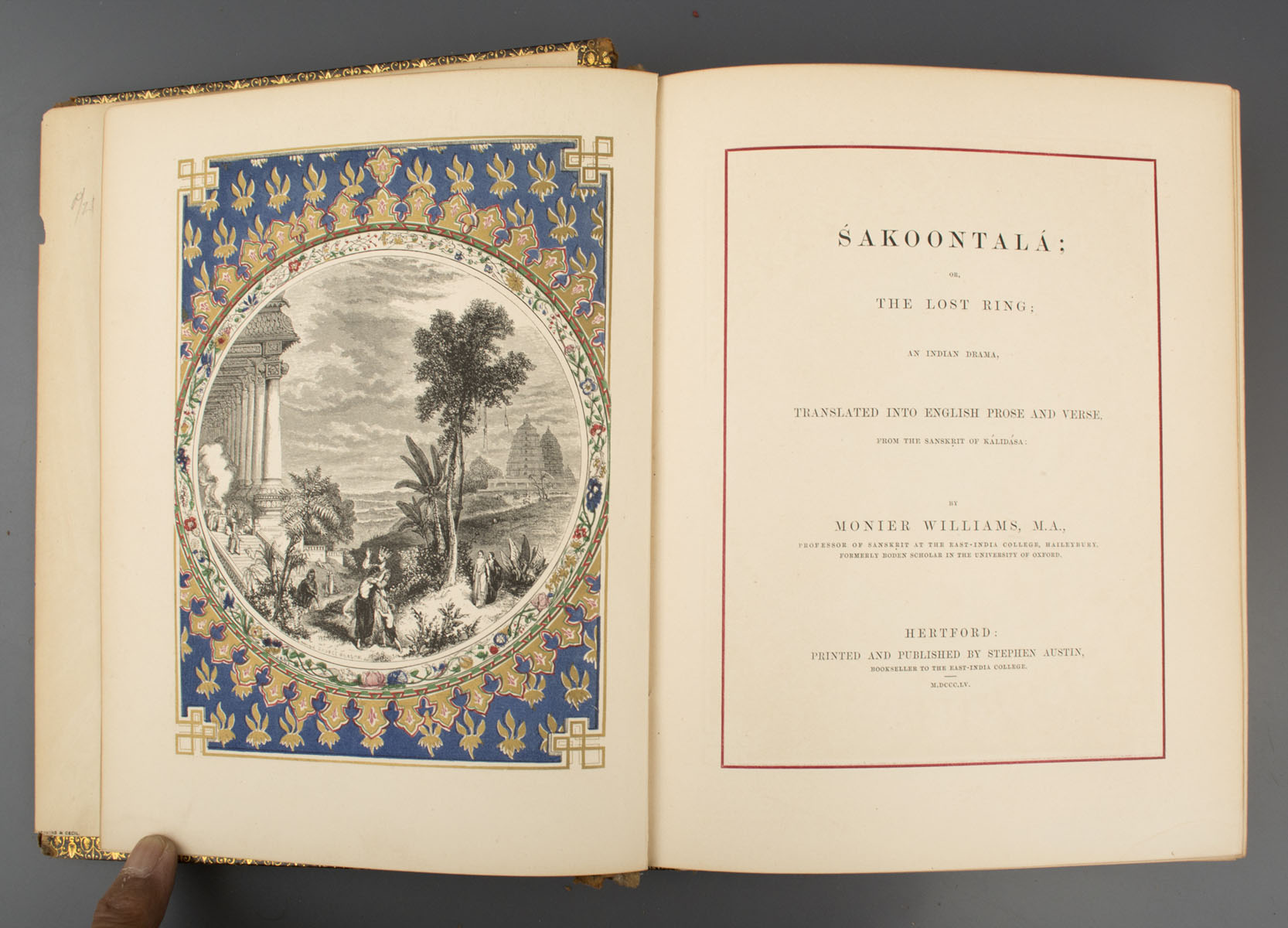 Moiner Williams - Sakoontala or the Lost Ring (1855)