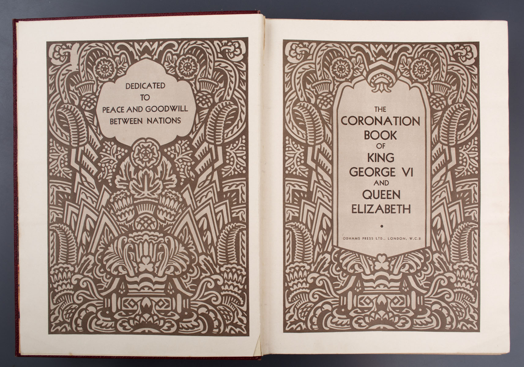 Odhams Press - The Coronation book of King George VI and Queen Elizabeth (1937)