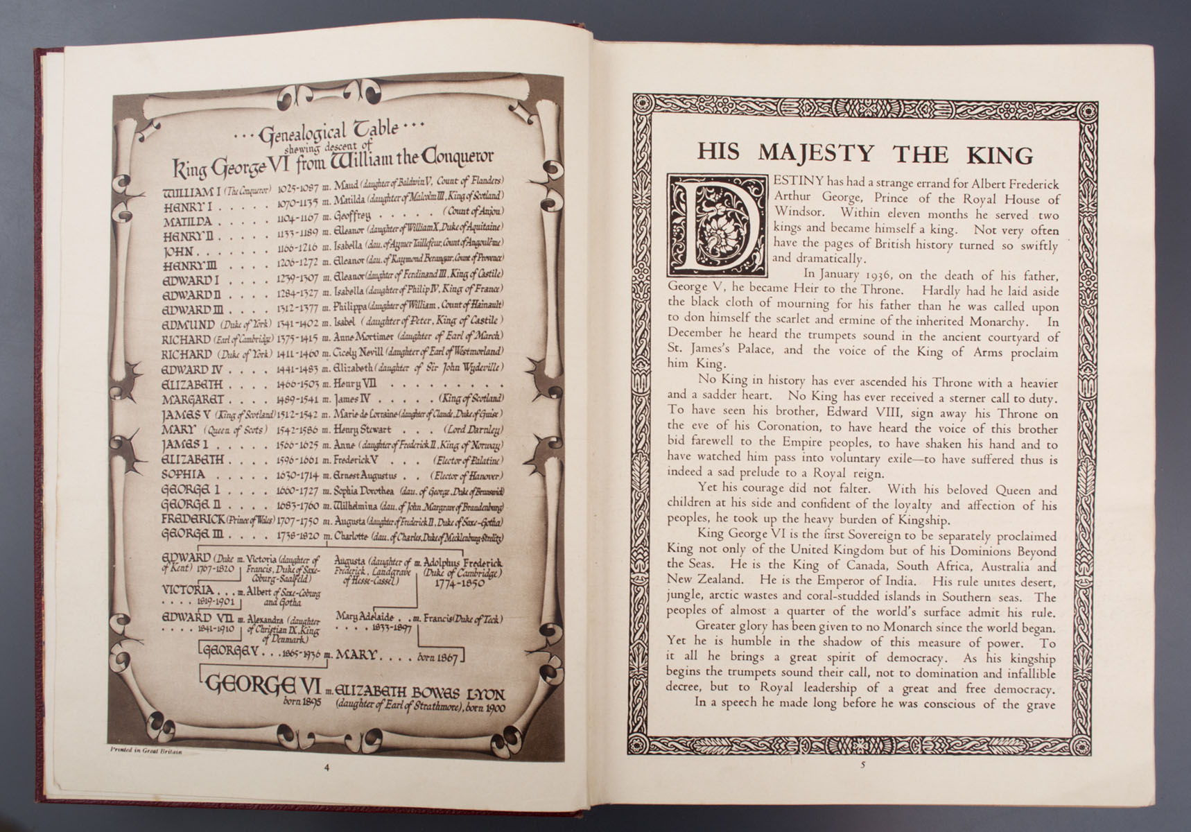 Odhams Press - The Coronation book of King George VI and Queen Elizabeth (1937)