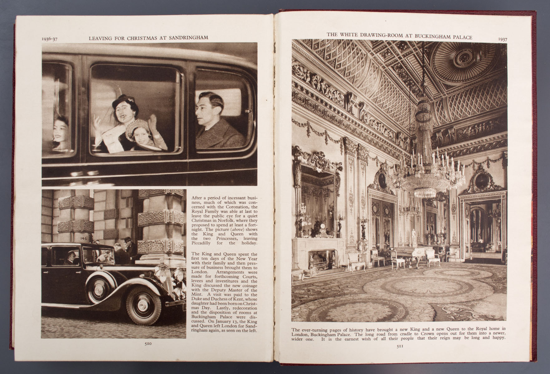 Odhams Press - The Coronation book of King George VI and Queen Elizabeth (1937)