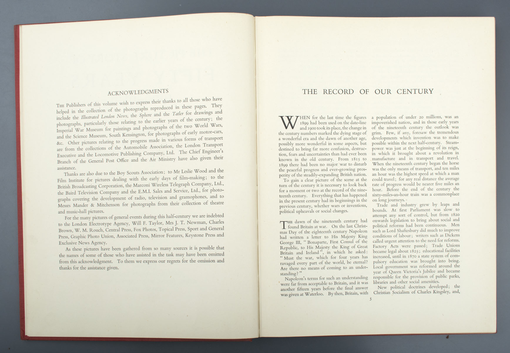 R. H. Poole - The Picture Story of Fifty Years 1900 - 1950 (1950)