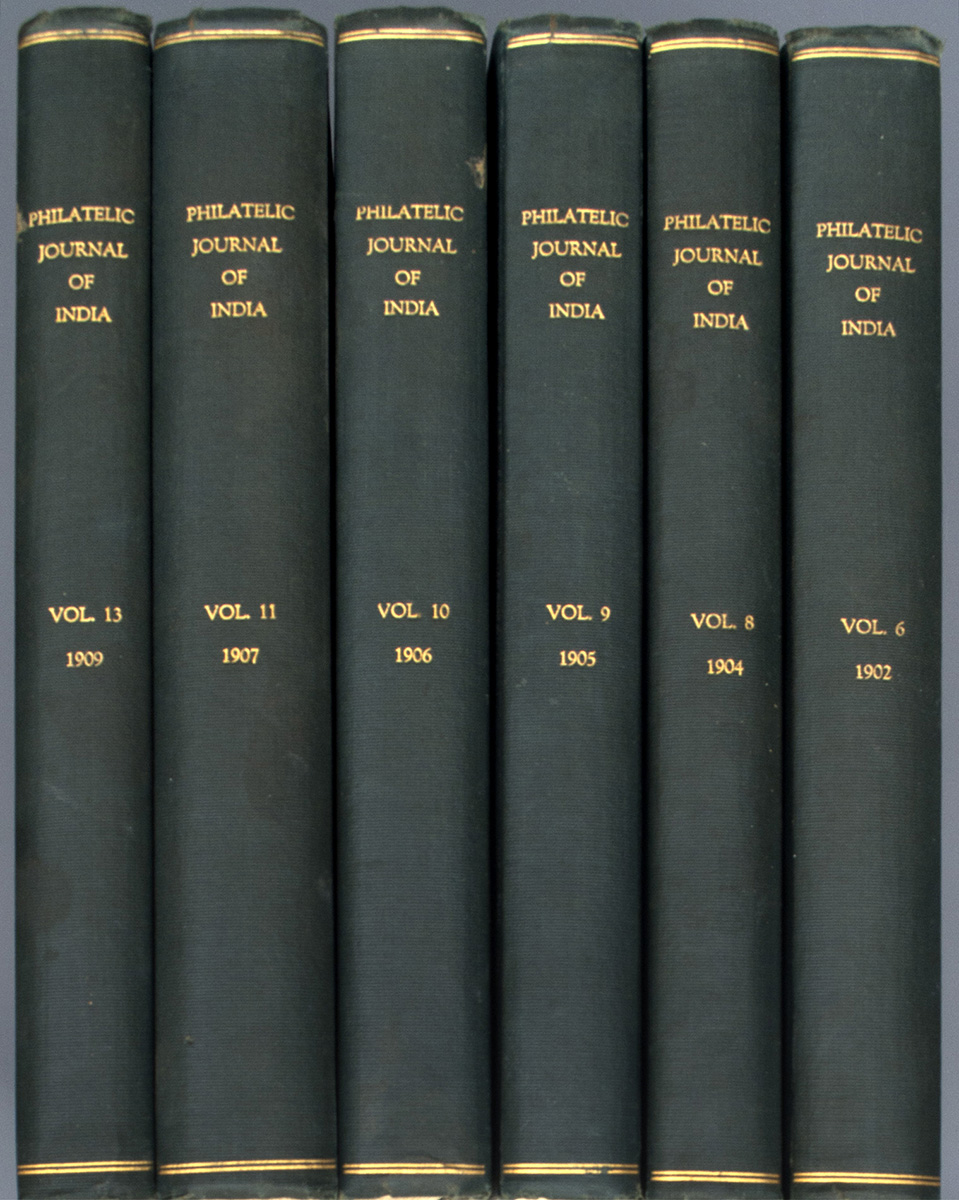 Philatelic Journal of India Volumes 6, 8, 9, 10, 11, 13