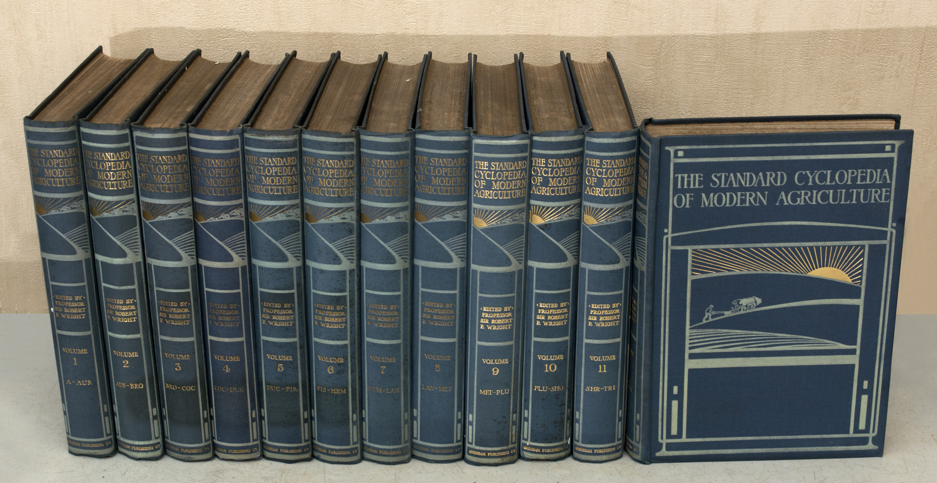 The Standard Cyclopedia of Modern Agriculture Set of 12 Volumes