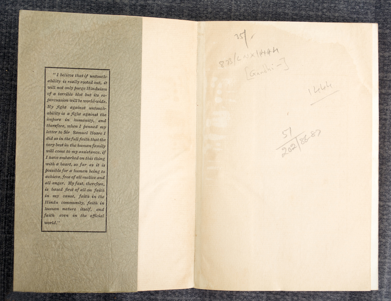 PYARELAL - Epic Fast (1932)