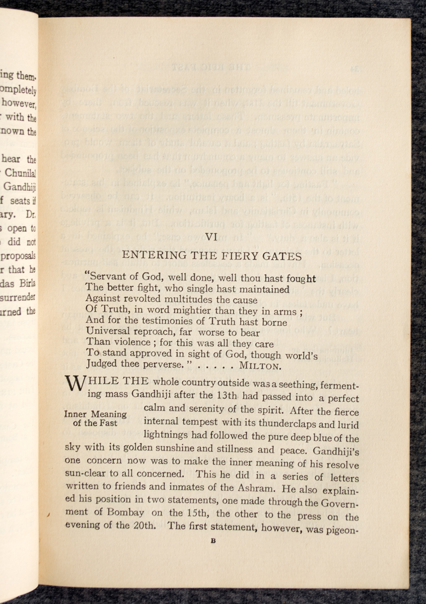 PYARELAL - Epic Fast (1932)