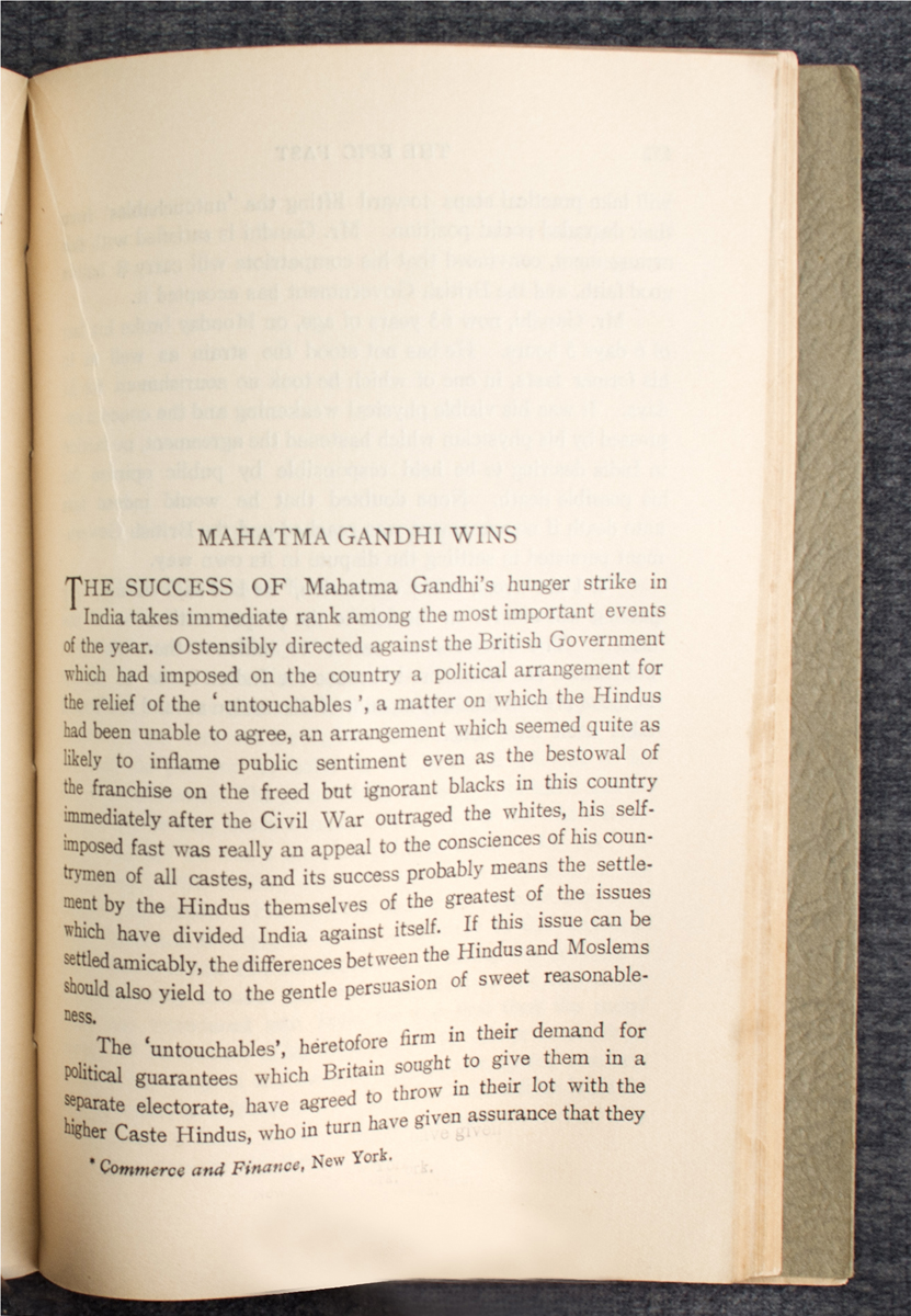 PYARELAL - Epic Fast (1932)