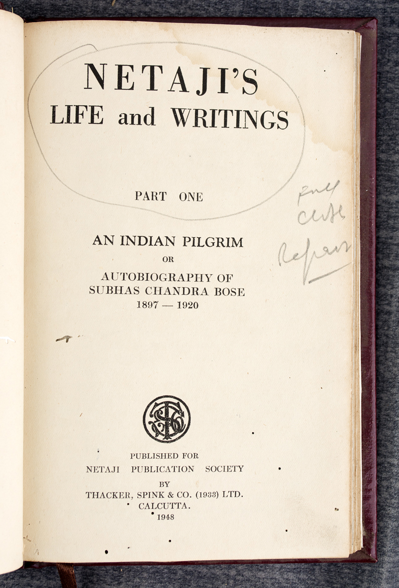 VARIOUS - Netaji's Life and Writings (1948)