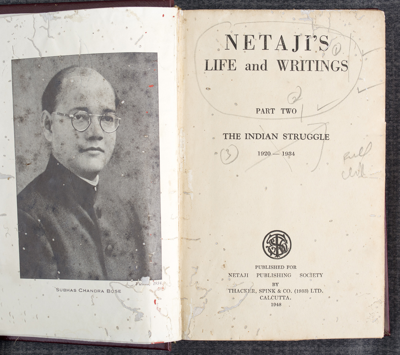 VARIOUS - Netaji's Life and Writings (1948)