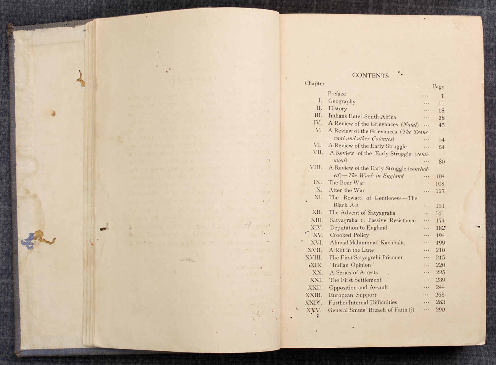 MOHANDAS KARAMCHAND GANDHI - Satyagraha in South africa (1928)