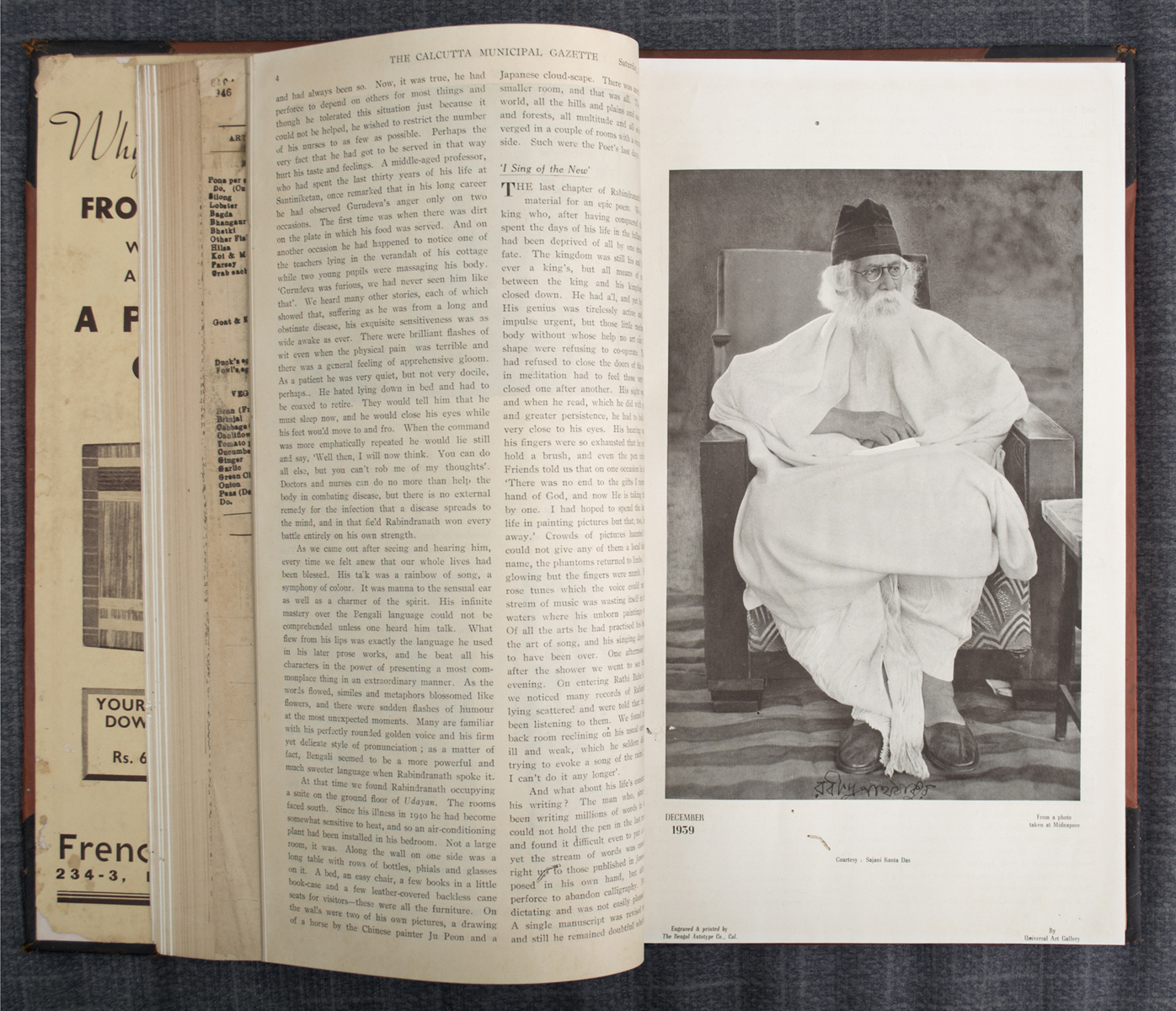 AMAL HOME - The Calcutta Municipal Gazette: Tagore Birthday Special Supplement (May 1941)
