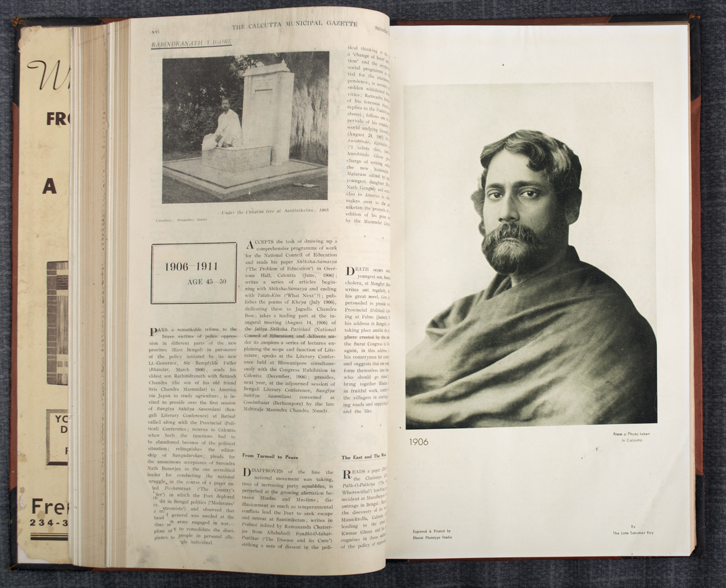 AMAL HOME - The Calcutta Municipal Gazette: Tagore Birthday Special Supplement (May 1941)