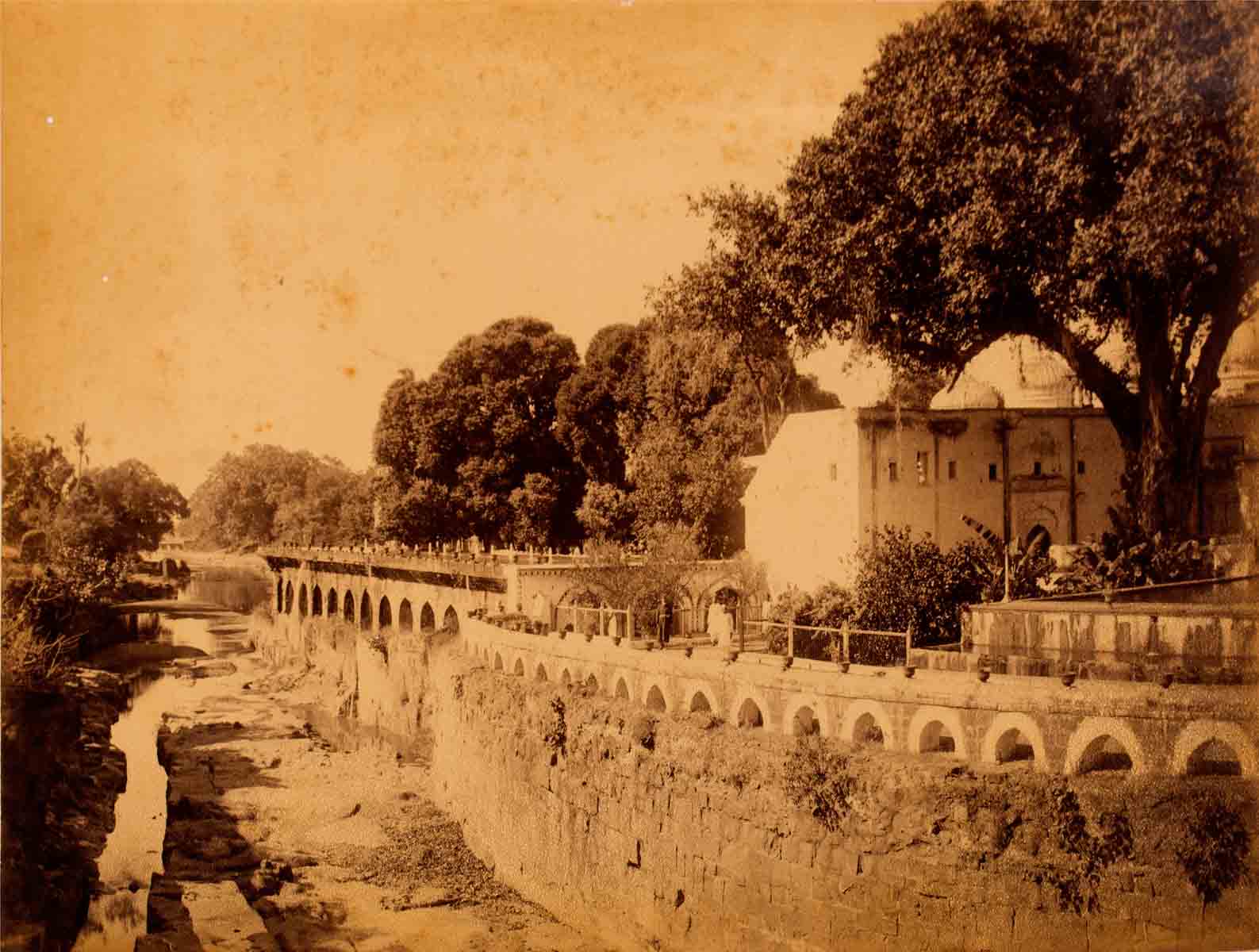 Raja Deen Dayal Channel below Panchukki Waterworks, Aurangabad (1888)