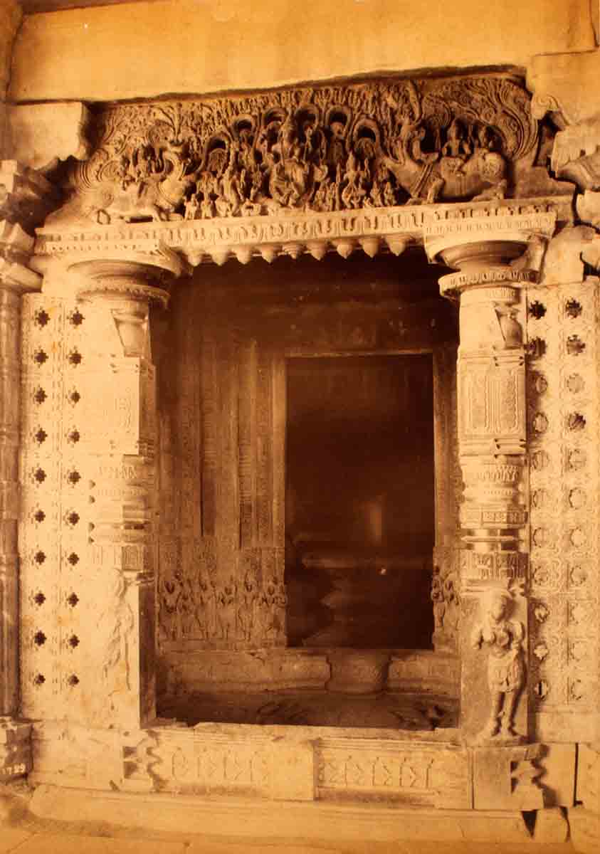 Raja Deen Dayal Side Doorway of Hanumkonda Temple (1888)