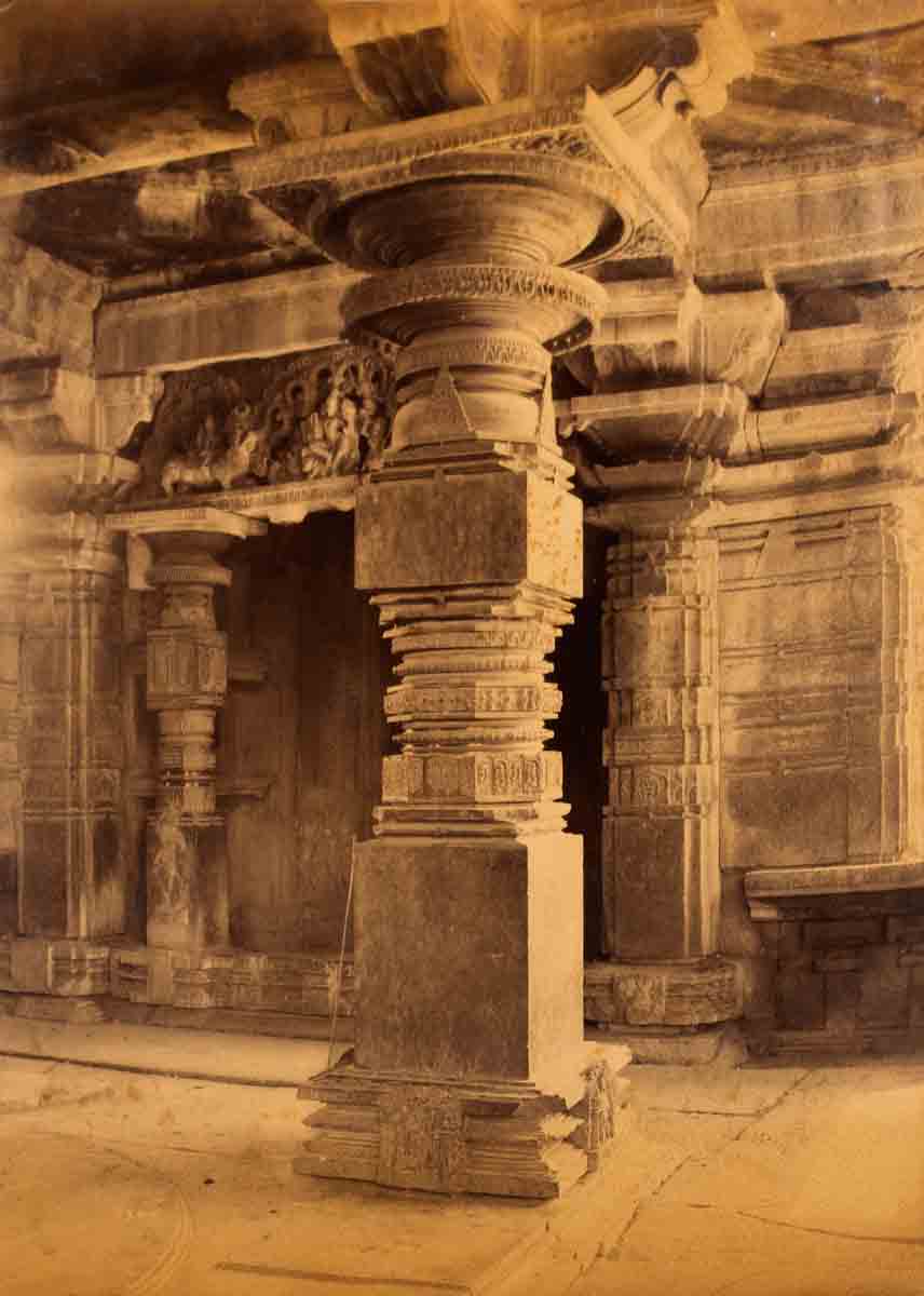 Raja Deen Dayal Interior of Hanumkonda Temple (1888)