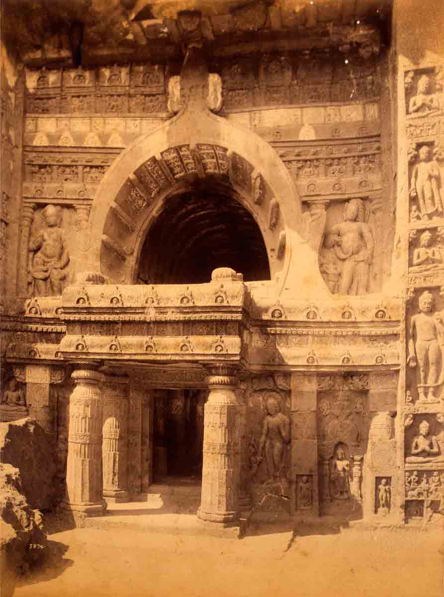 Raja Deen Dayal Cave No. 19 at Ajunta (1888)