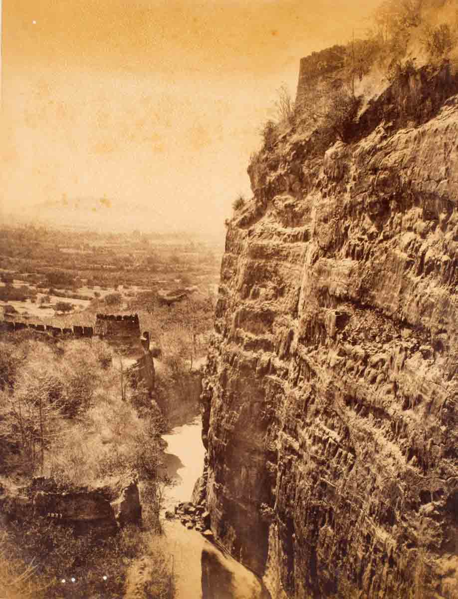 Raja Deen Dayal Eastern Scarp of Dowlatabad Fort (1888)